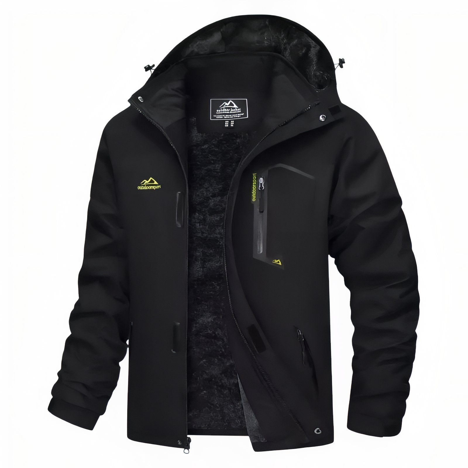 Veste Chaude Randonnée Homme - Noir
