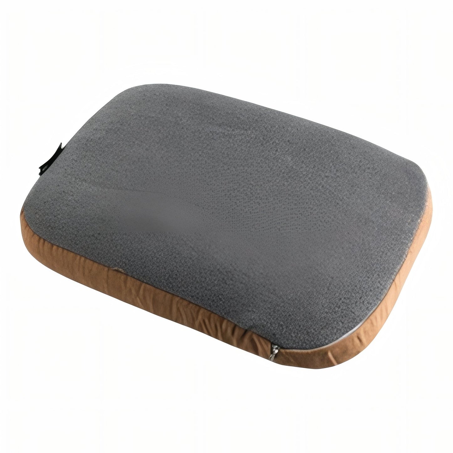 Coussin Ergonomique pour Bivouac gros plan fermeture zippée - Marron Clair - Vert Sauge