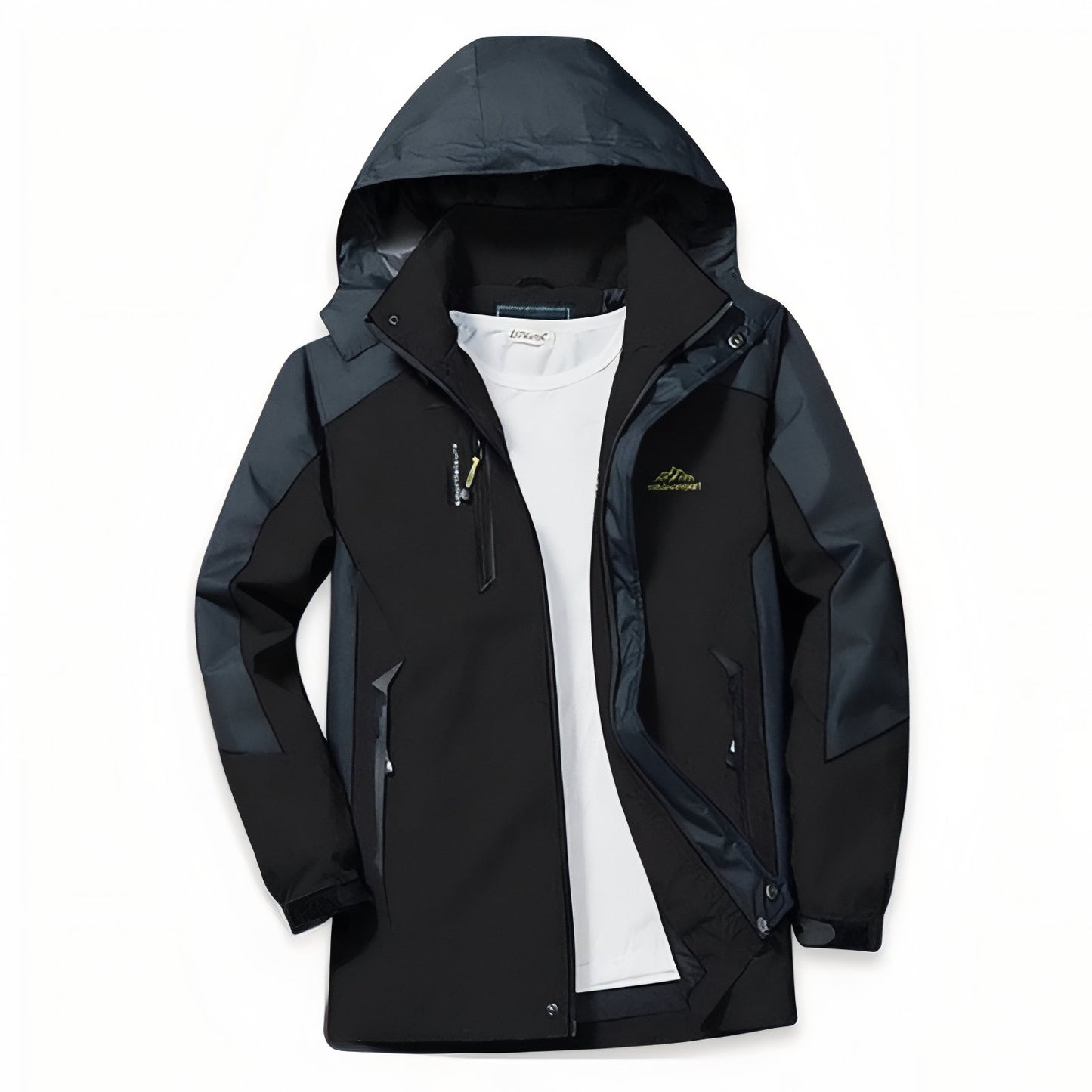 Veste Randonnée Femme Imperméable Et Respirante - Noir