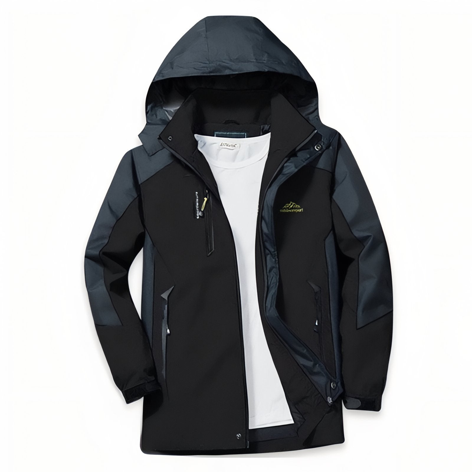 Veste Randonnée Femme Imperméable Et Respirante - Noir