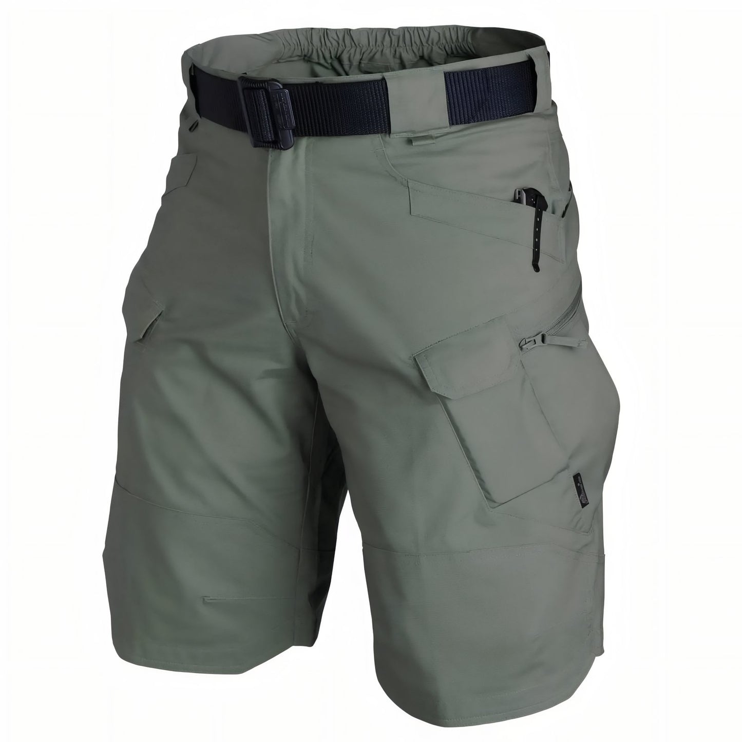 Short Cargo Randonnée Homme - Vert Olive