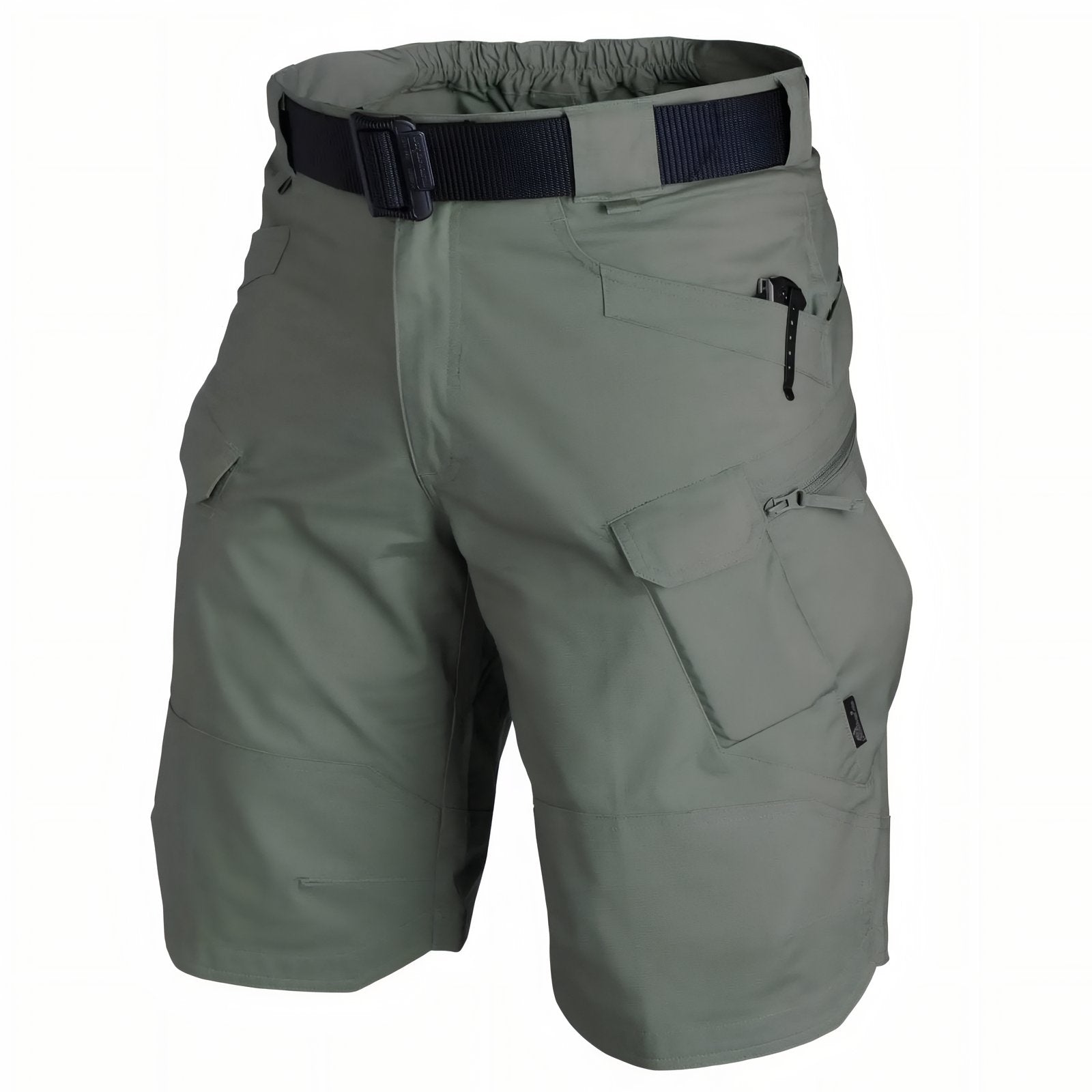 Short Cargo Randonnée Homme - Vert Olive