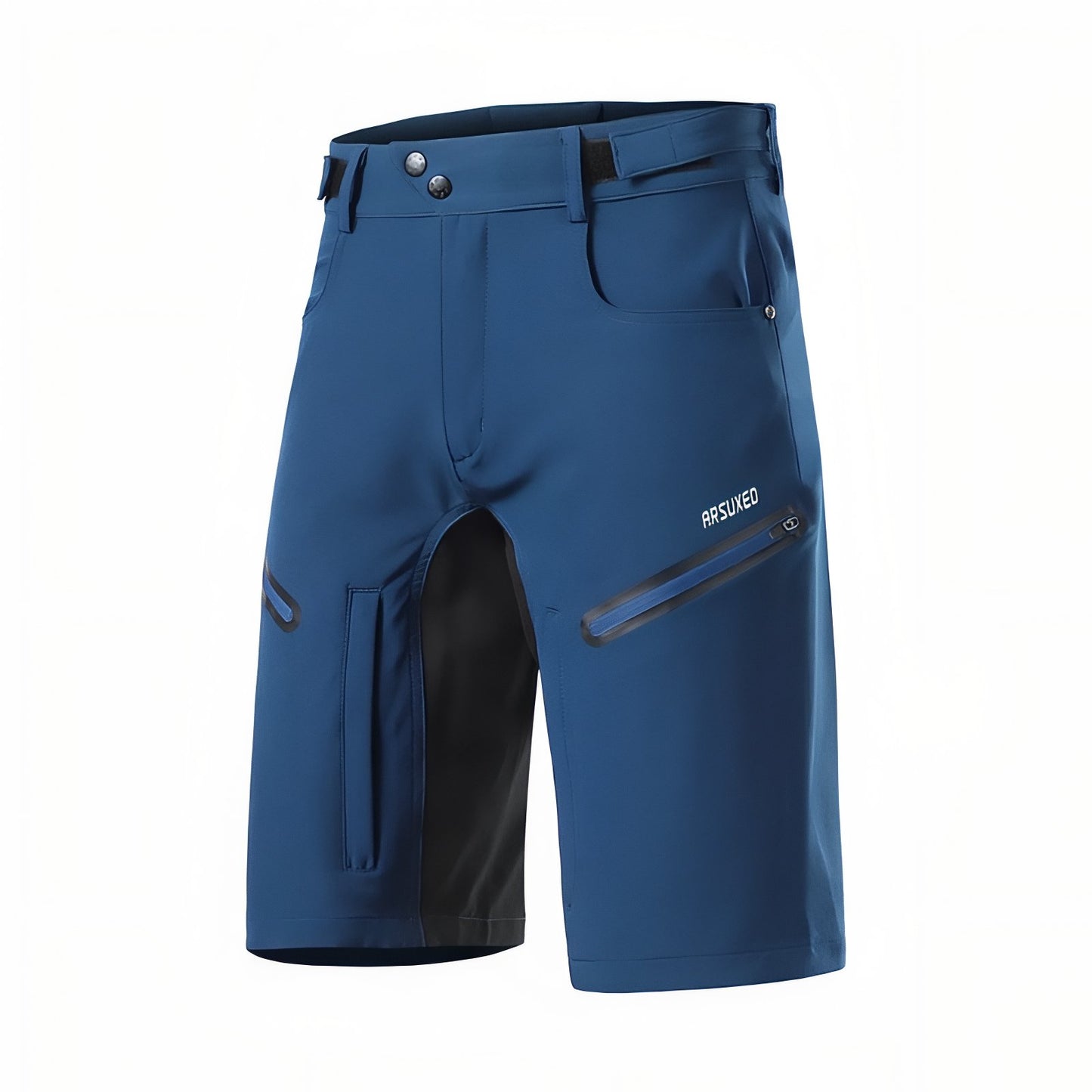 Bermuda À Zip de Randonnée - Bleu Marine