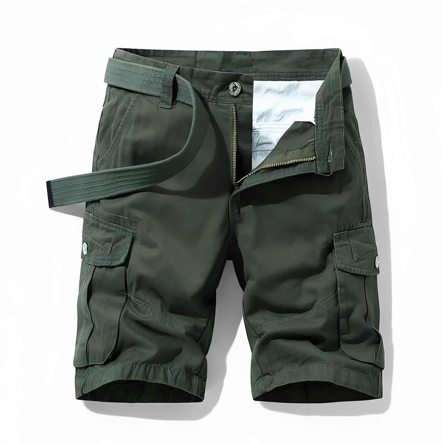 Bermuda Homme Randonnée - Vert Olive