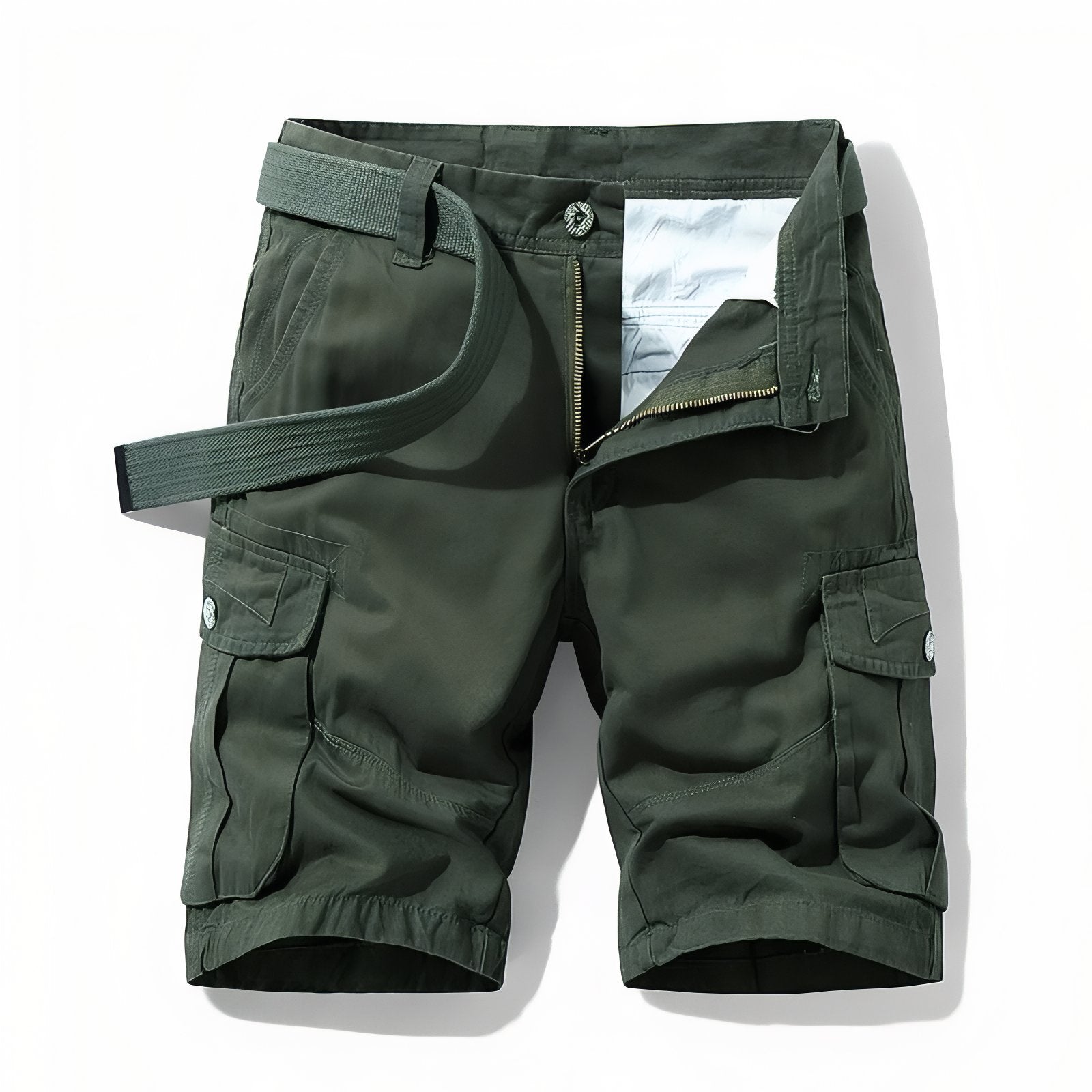 Bermuda Homme Randonnée - Vert Olive