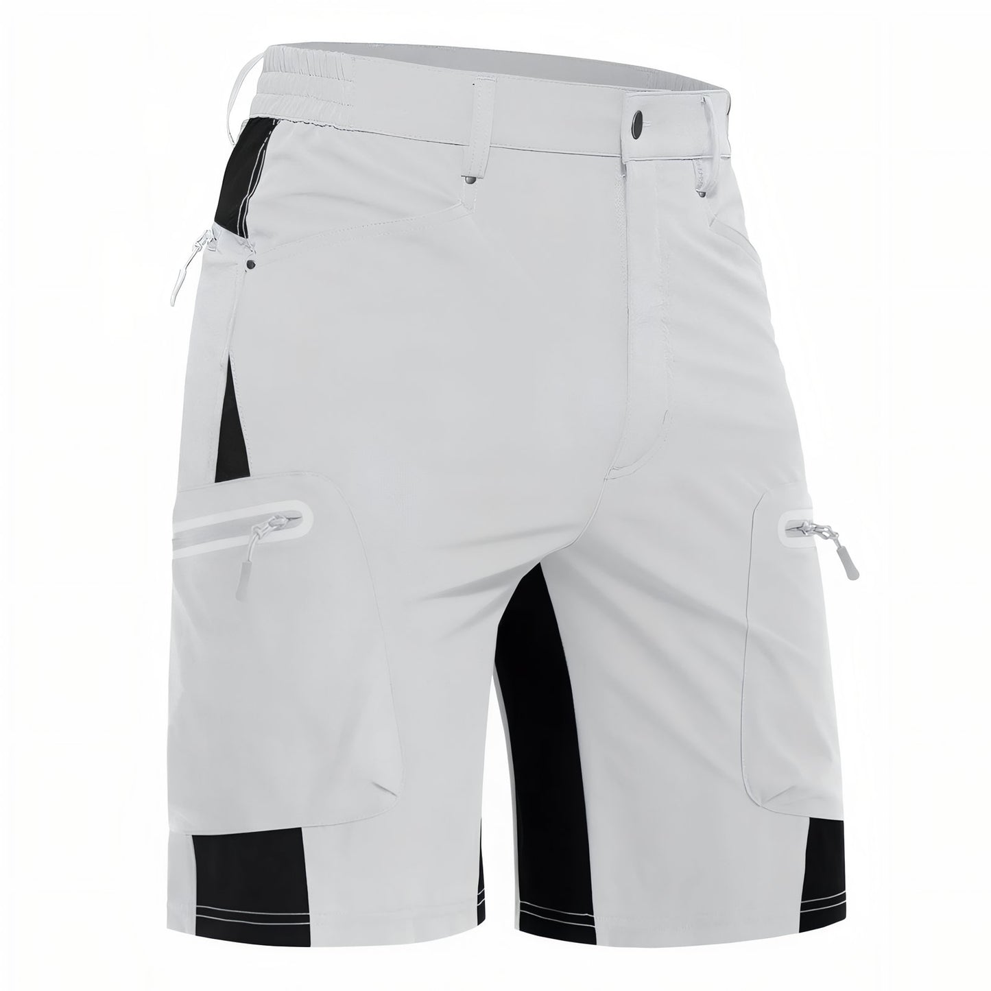 Short de Randonnée Homme Imperméable - Blanc