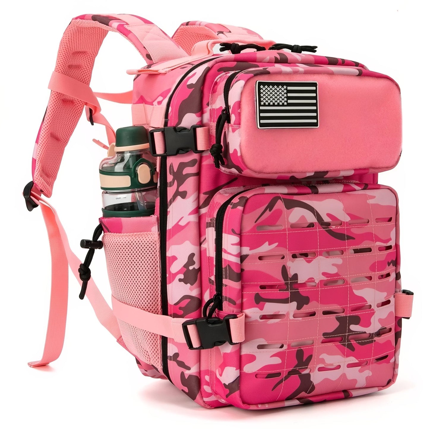 Sac à Dos Camouflage Rose 25L - Rose