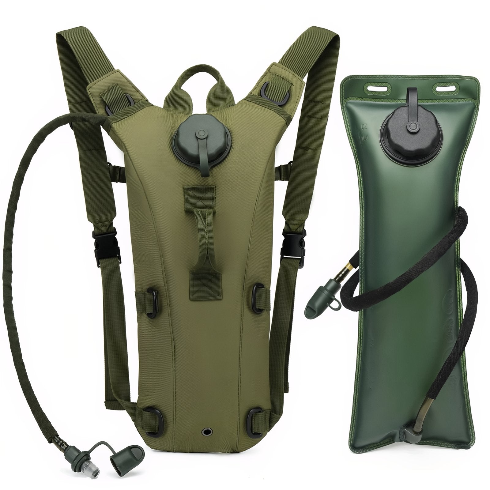 Sac Gourde Randonnée 3L - Vert Olive