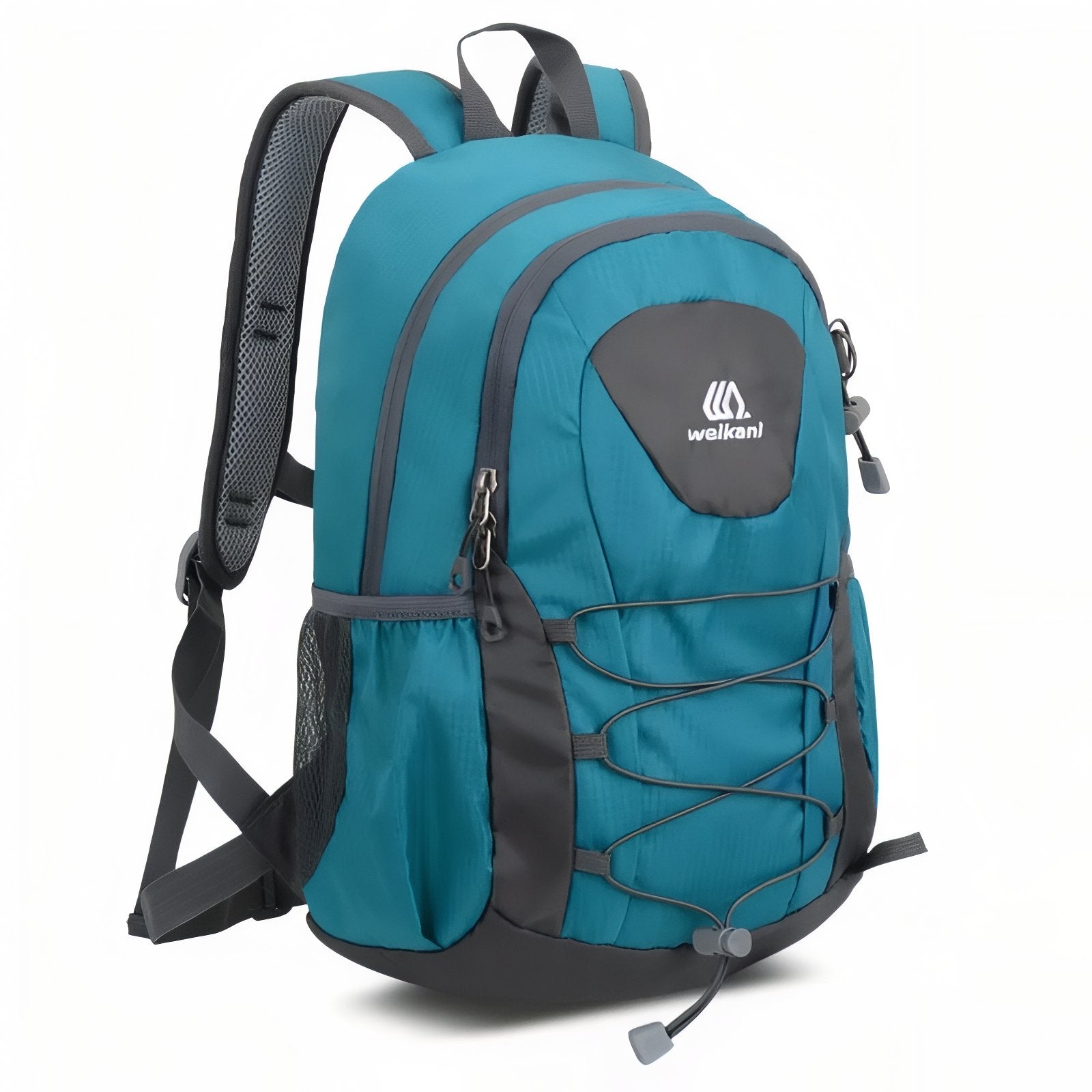 Petit Sac à Dos de Randonnée - Turquoise et Gris