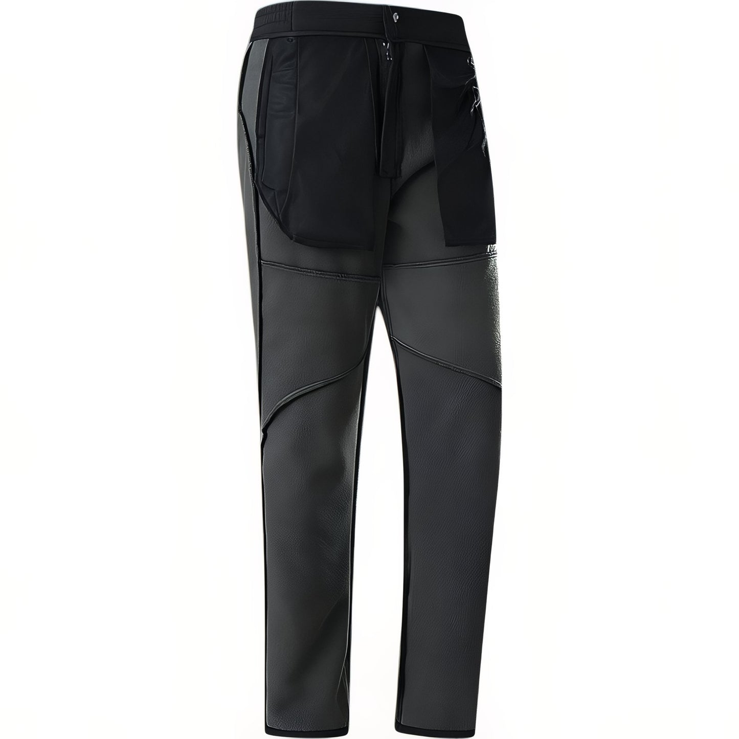 Pantalon Randonnée Grand Froid Femme vue latérale - Noir