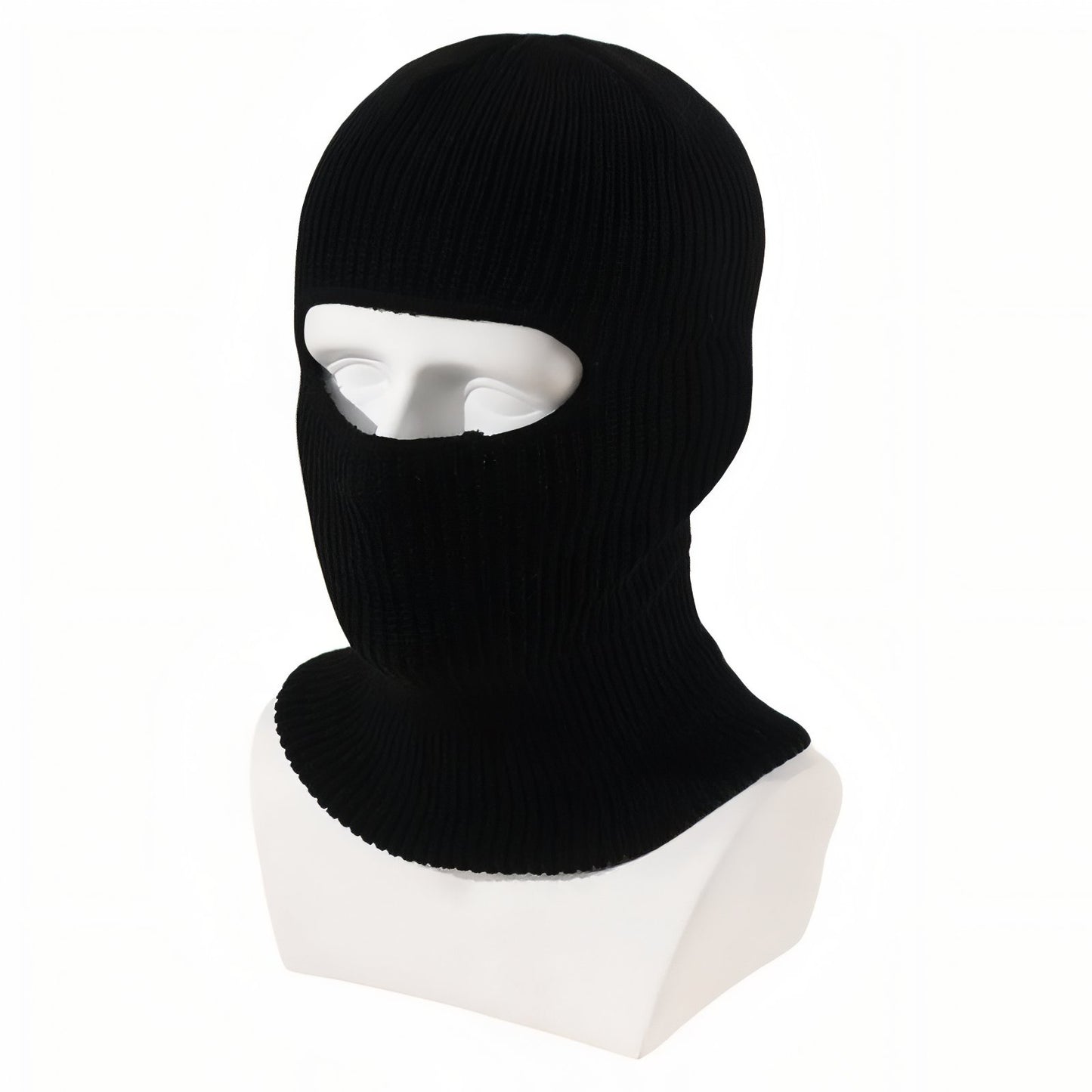 Cagoule Hiver Homme - Noir - Taille Unique