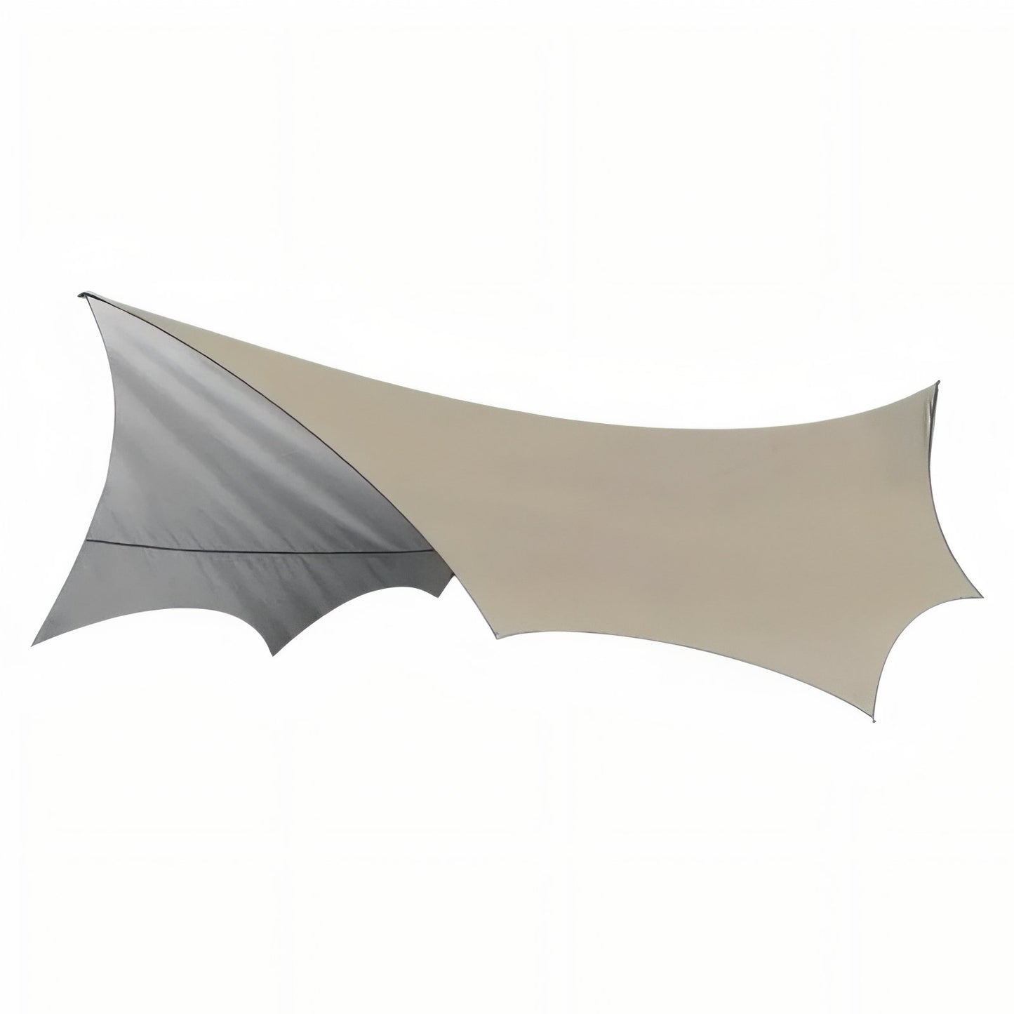 Tarp Randonnée 5.1x5.1M - Beige et Argent