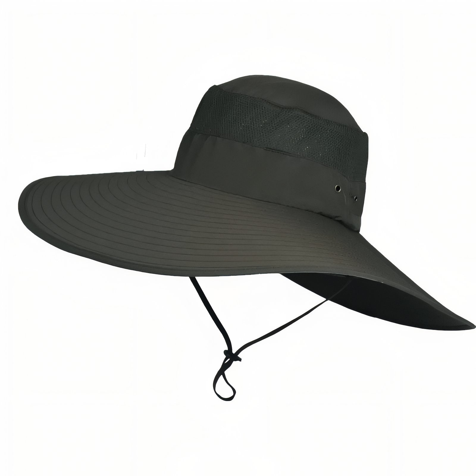 Chapeau À Large Bord Pour Randonnées - Vert Foncé - 58-62CM