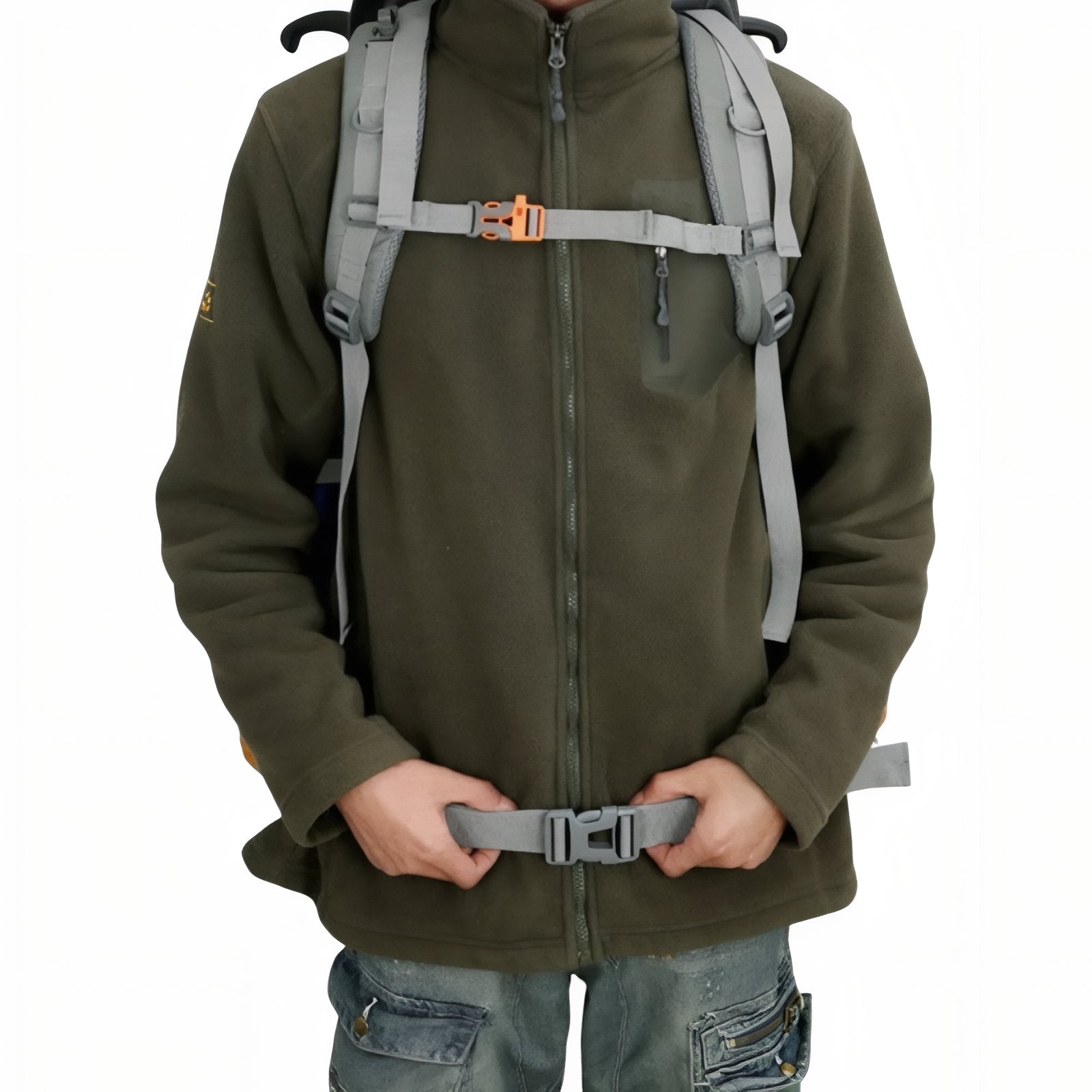 Sac à Dos Imperméable Randonnée 75L portée à la main - Vert Foncé - Bleu Marine - Bleu Océan - Noir