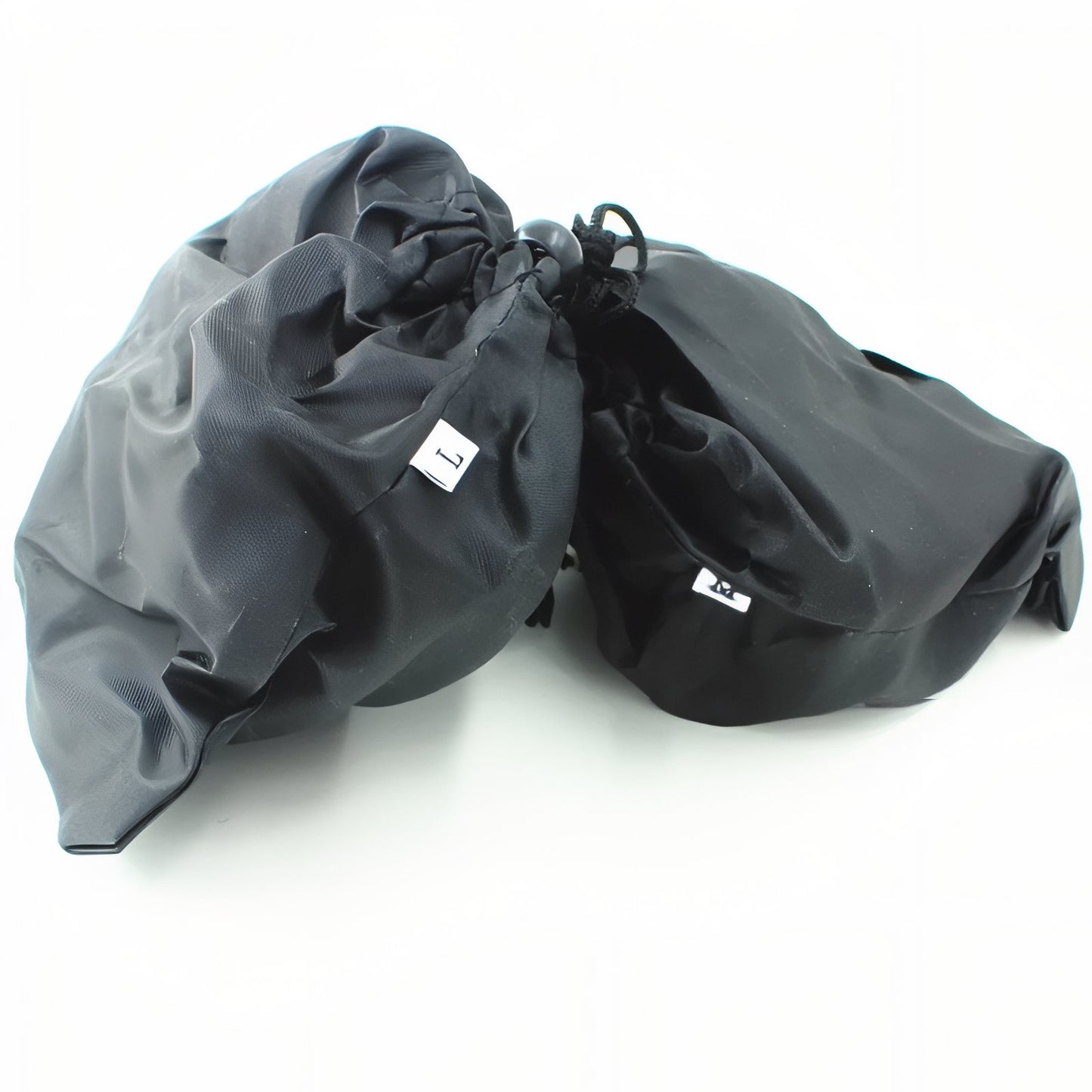 Crampons Randonnée Neige 18 Dents deux sacs noirs - Noir - Orange