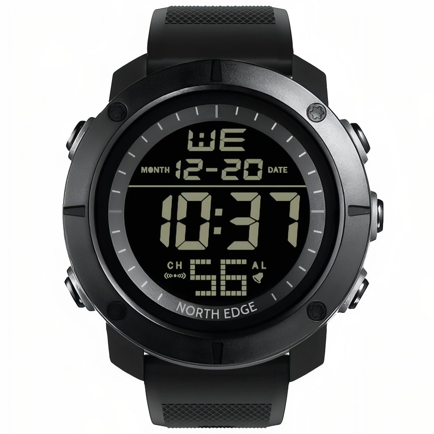 Montre Homme Randonnée - Noir Mat