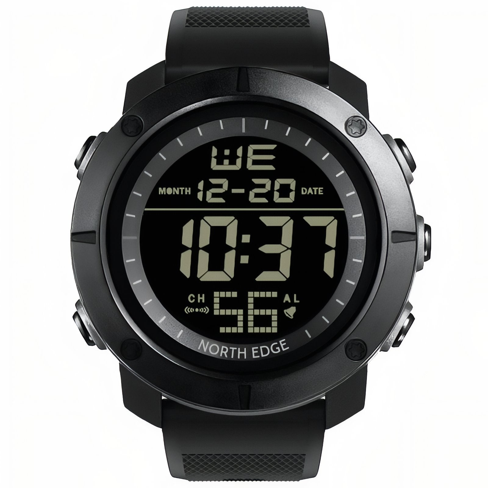 Montre Homme Randonnée - Noir Mat