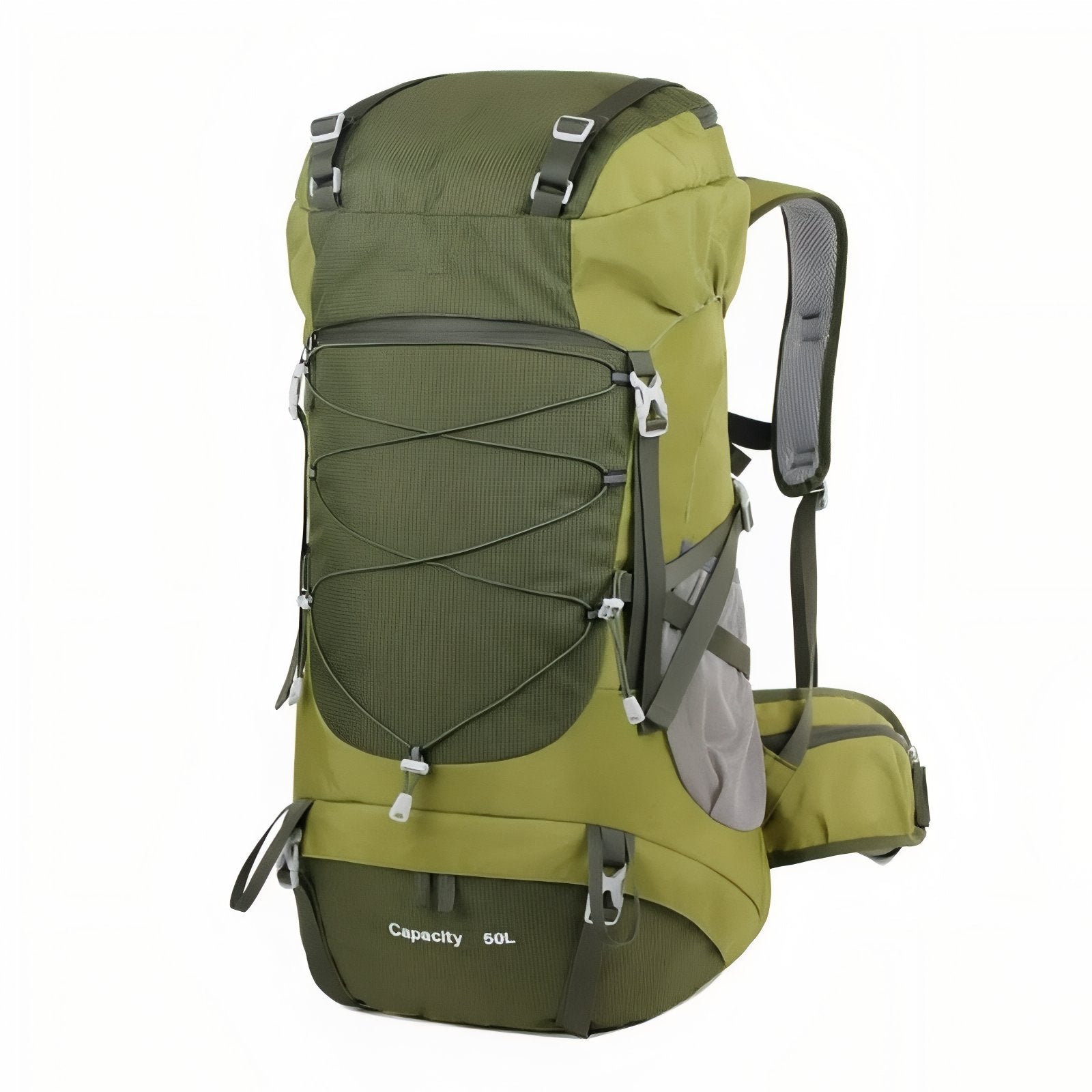 Sac Randonnée Multipoches 50l - Vert Armée