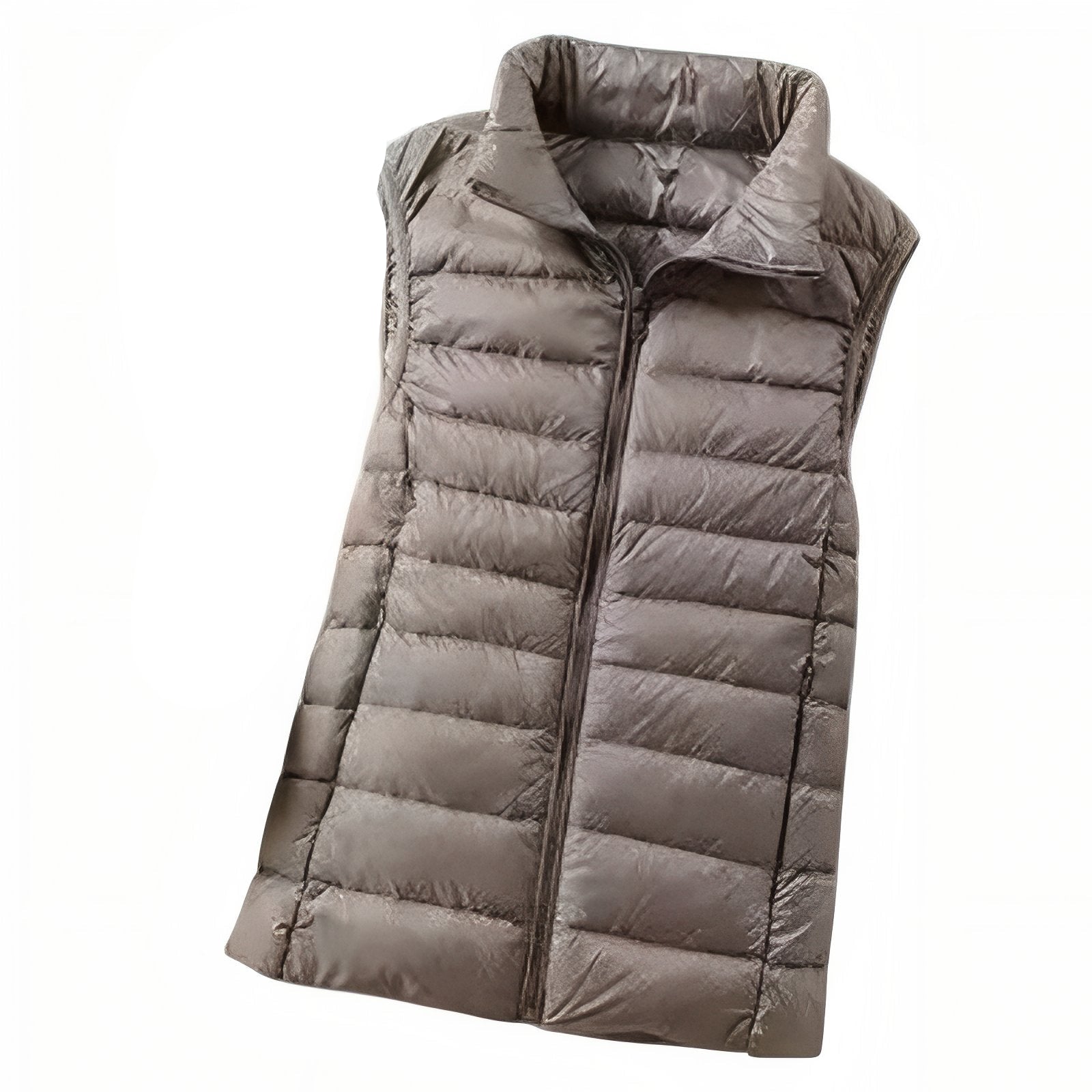 Doudoune Sans Manche Randonnée Femme - Taupe