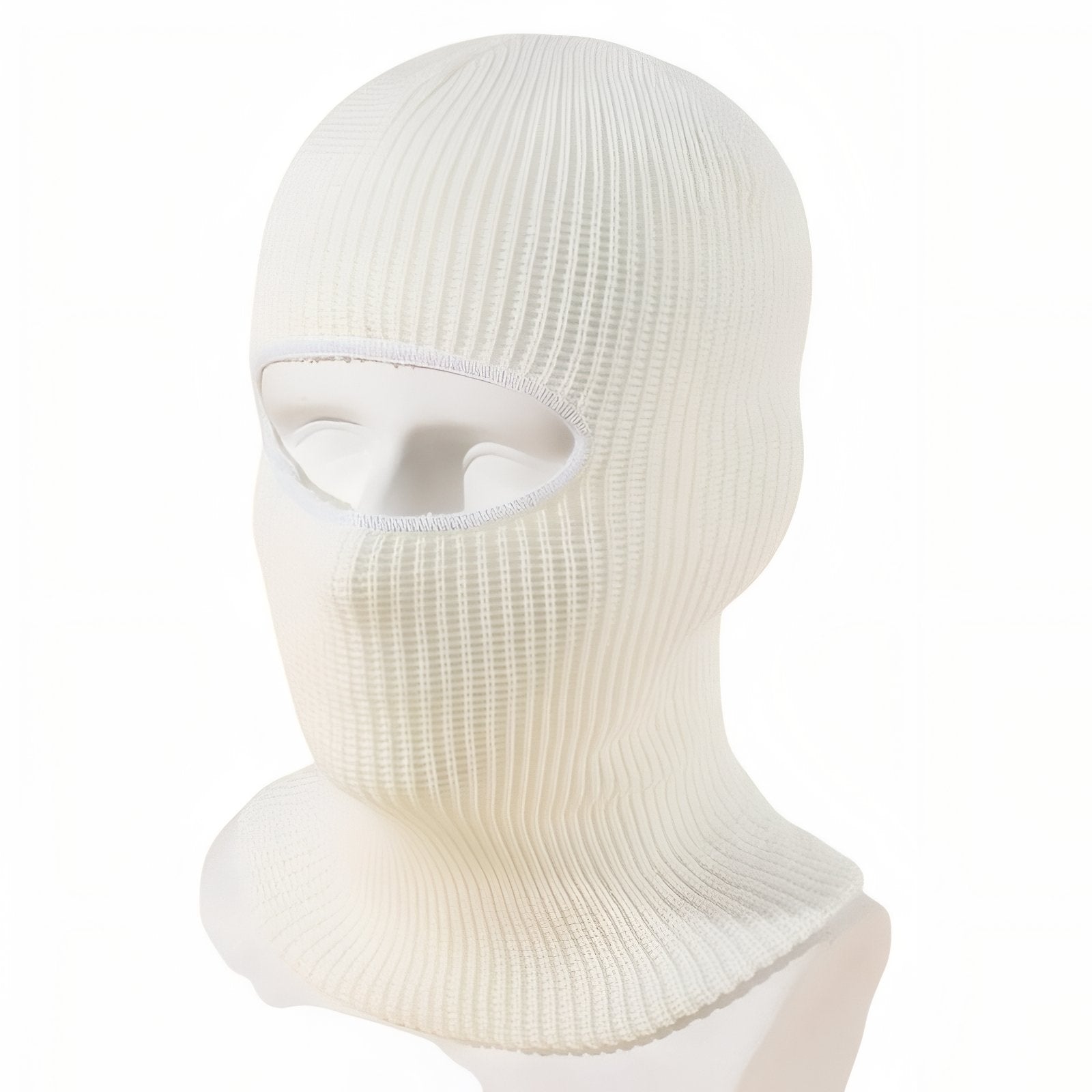 Cagoule Hiver Homme - Blanc Crème - Taille Unique