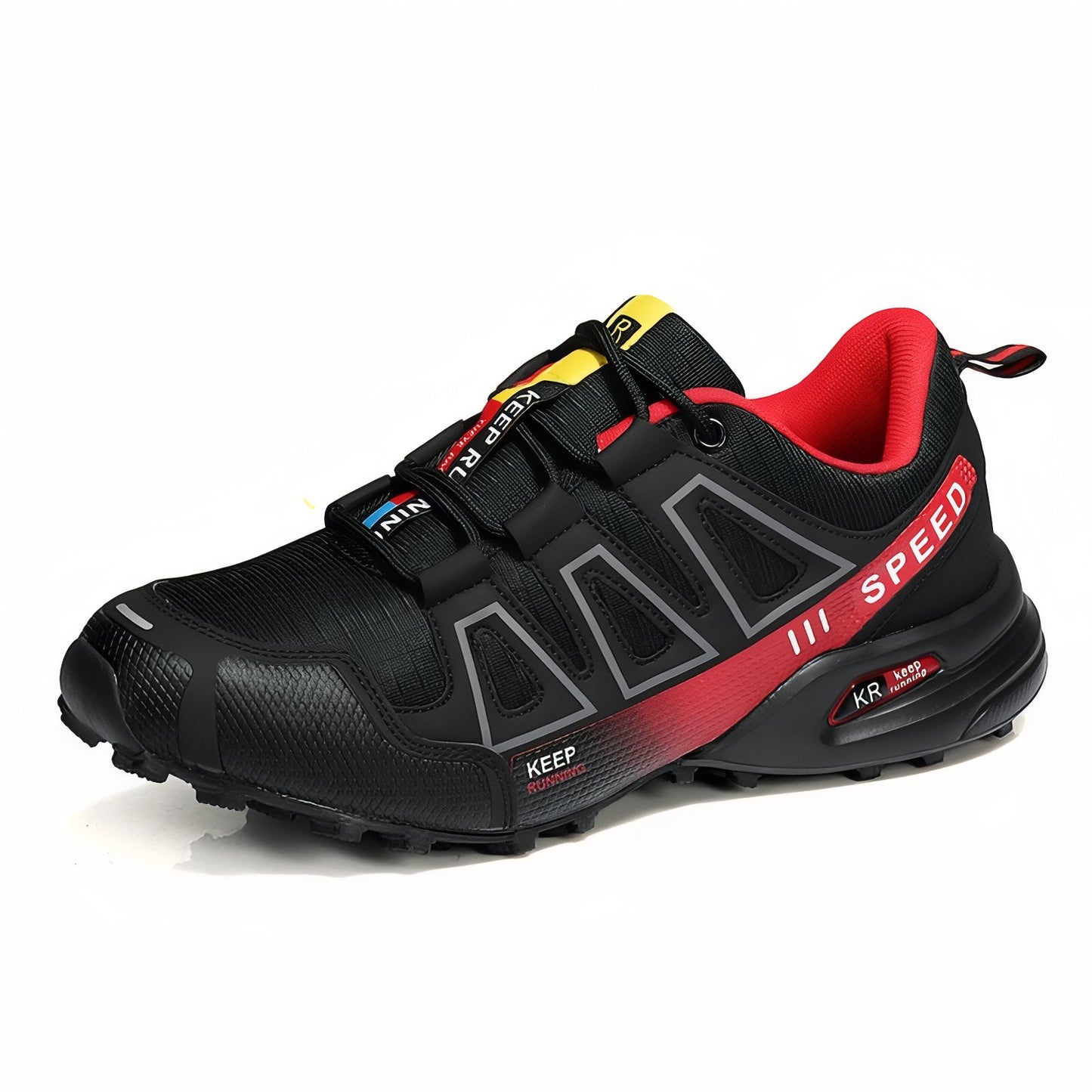 Basket Marche Urbaine Homme - Rouge et Noir