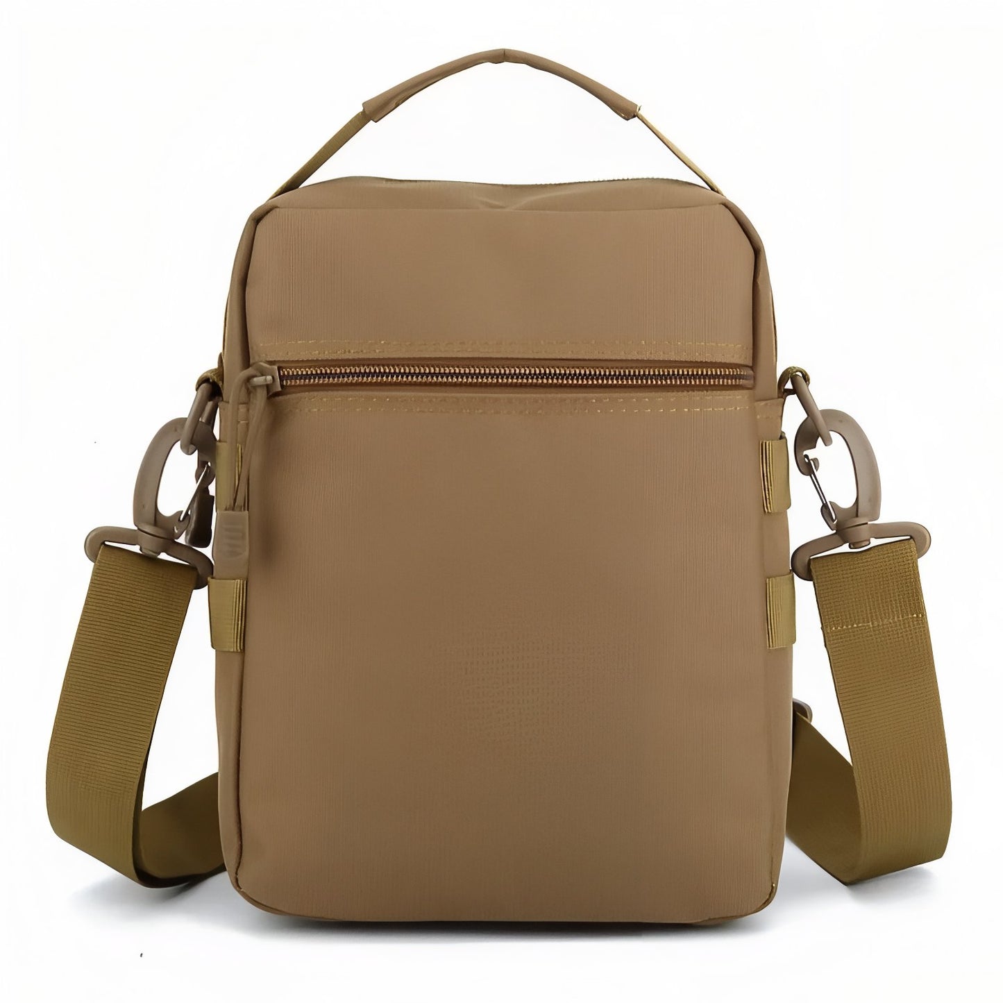 Sac Bandoulière Randonnée vue avant - Marron Foncé