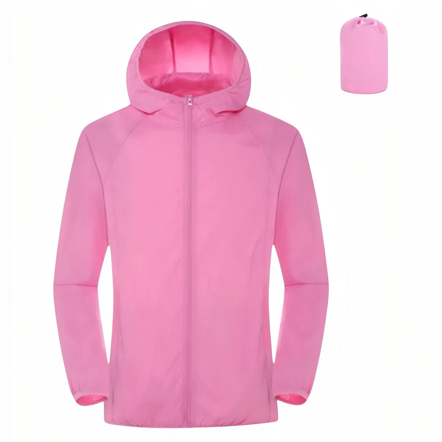 Veste Imperméable Légère - Rose Pâle