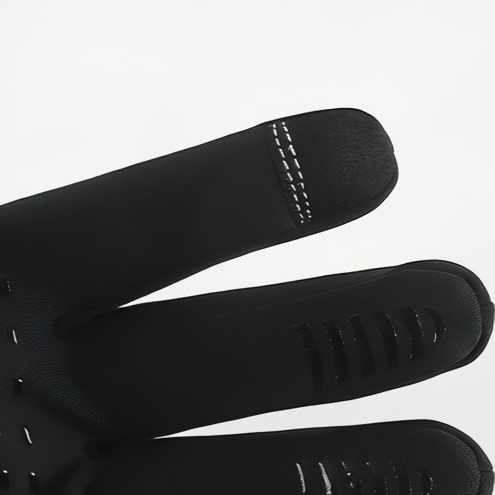 Gants Chauds Tactiles Randonnée gros plan doigts gants - Noir et Gris - Noir - Noir Mat - Gris Foncé
