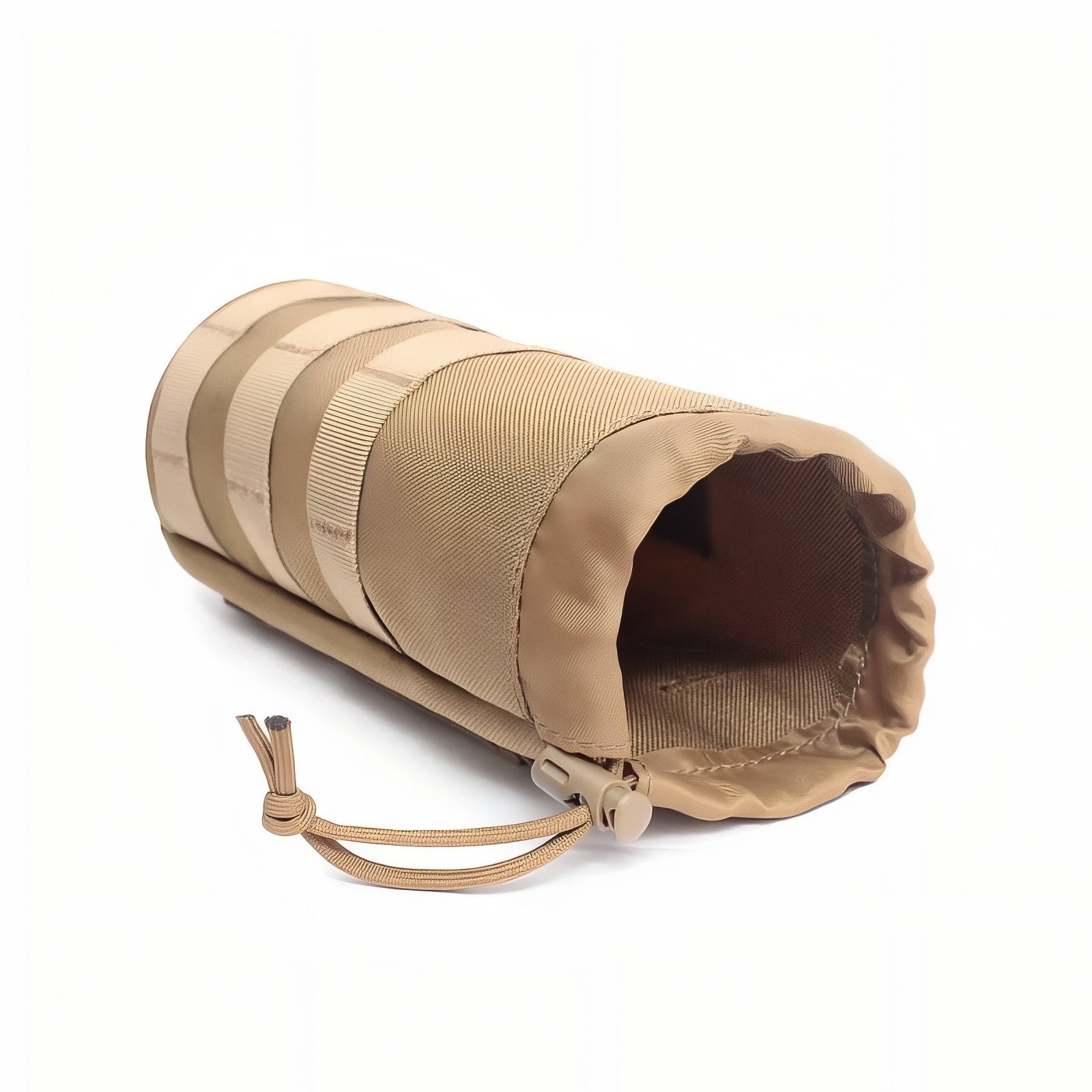 Porte Gourde Sac à Dos gros plan fermeture zippée - Noir - Vert Olive - Beige - Beige Camouflage - Gris Camouflage