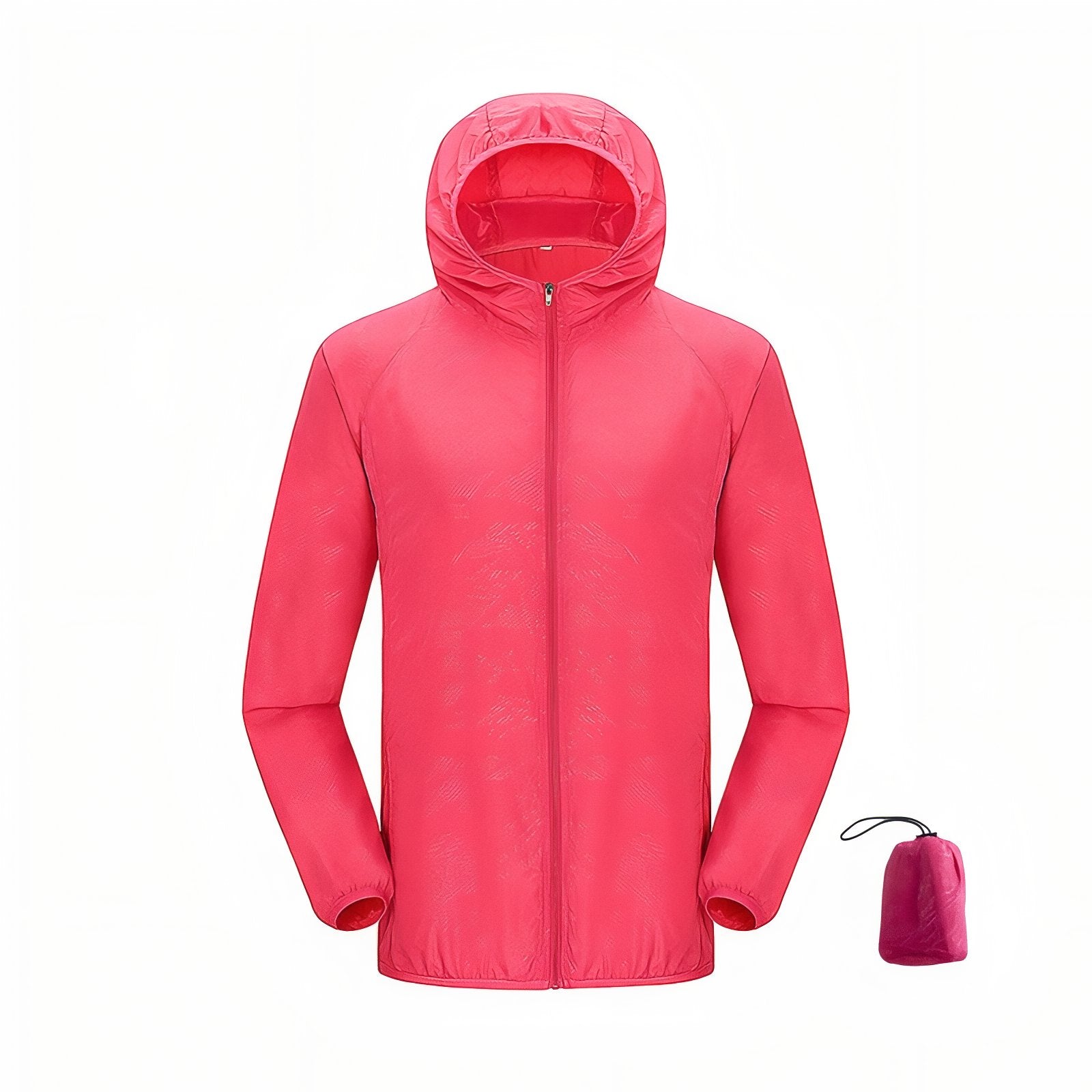 Veste Imperméable Ultra Légère - Rose Fluo