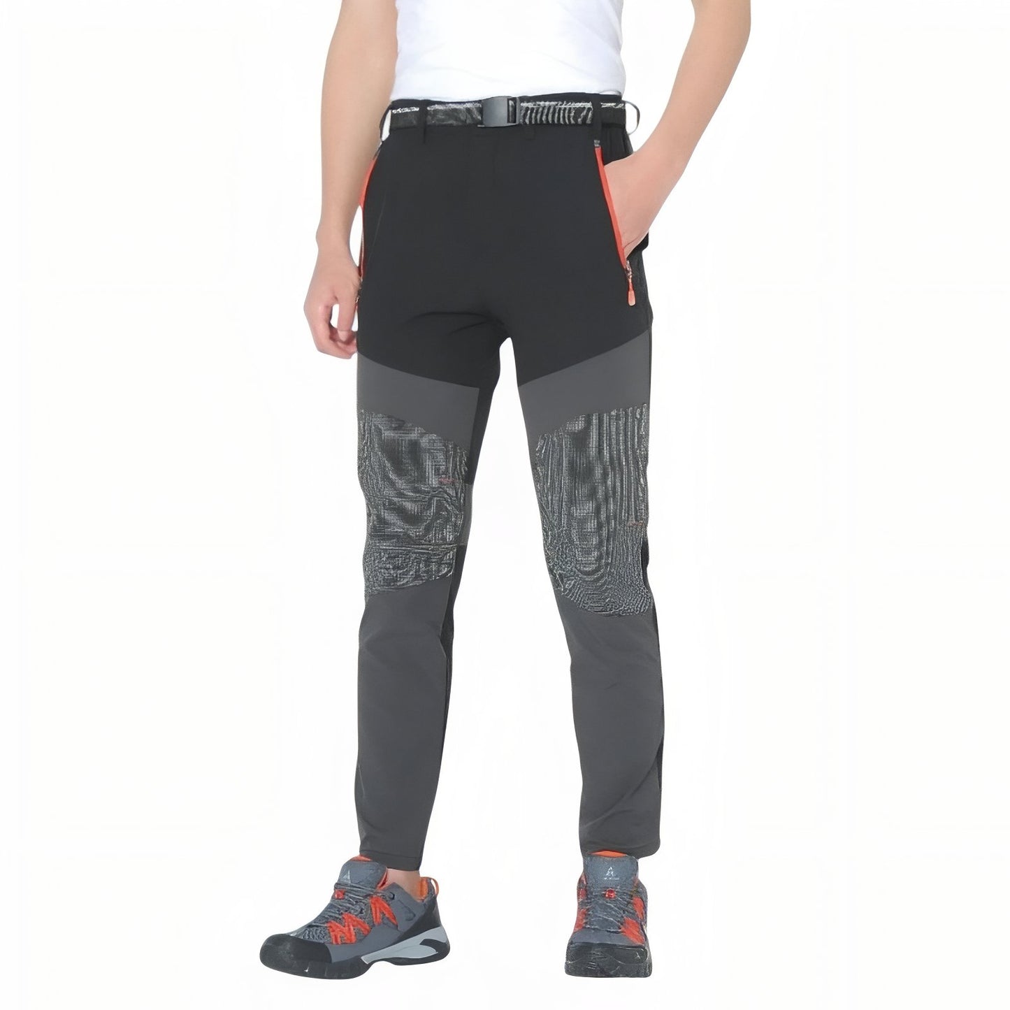 Pantalon Randonnée Stretch Homme - Noir