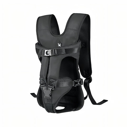 Porte Chien Ventral Randonnée - Noir Mat