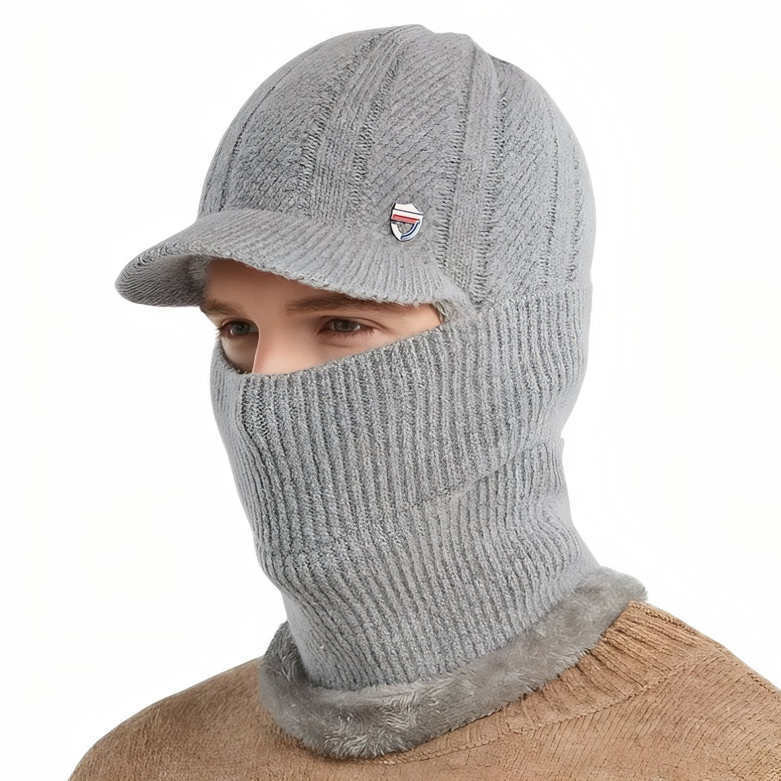Cagoule 3 En 1 - Gris Clair - 55-60cm