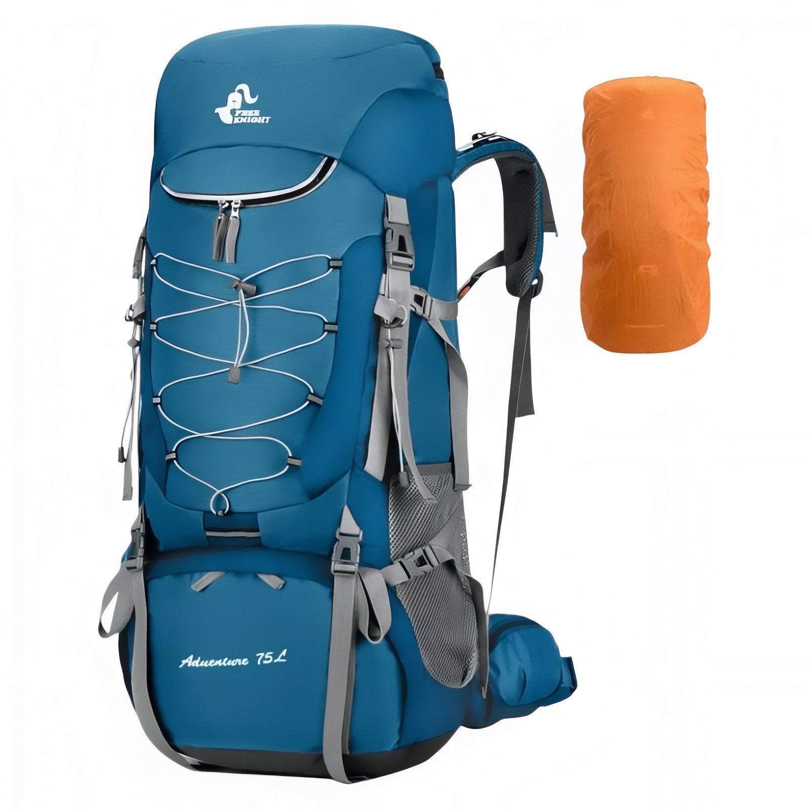 Sac à Dos Imperméable Randonnée 75L - Bleu Océan