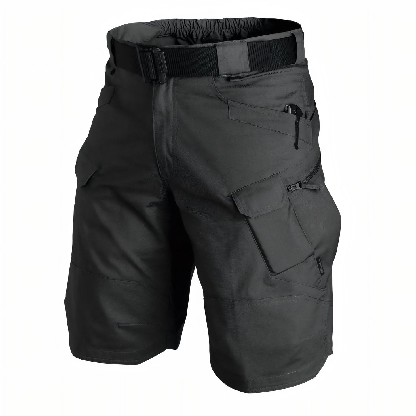 Short Cargo Randonnée Homme - Noir Charbon