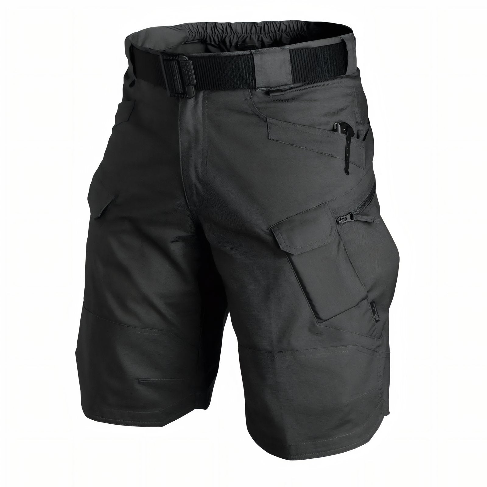 Short Cargo Randonnée Homme - Noir Charbon