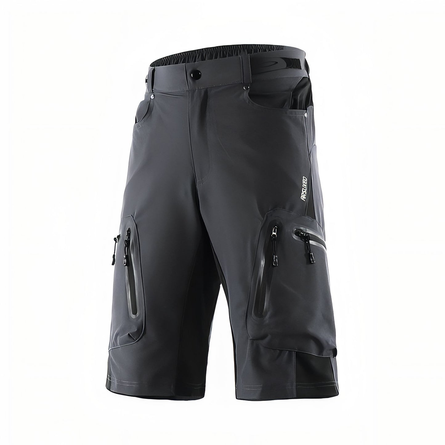 Short de Randonnée Homme Avec Poches - Gris Anthracite