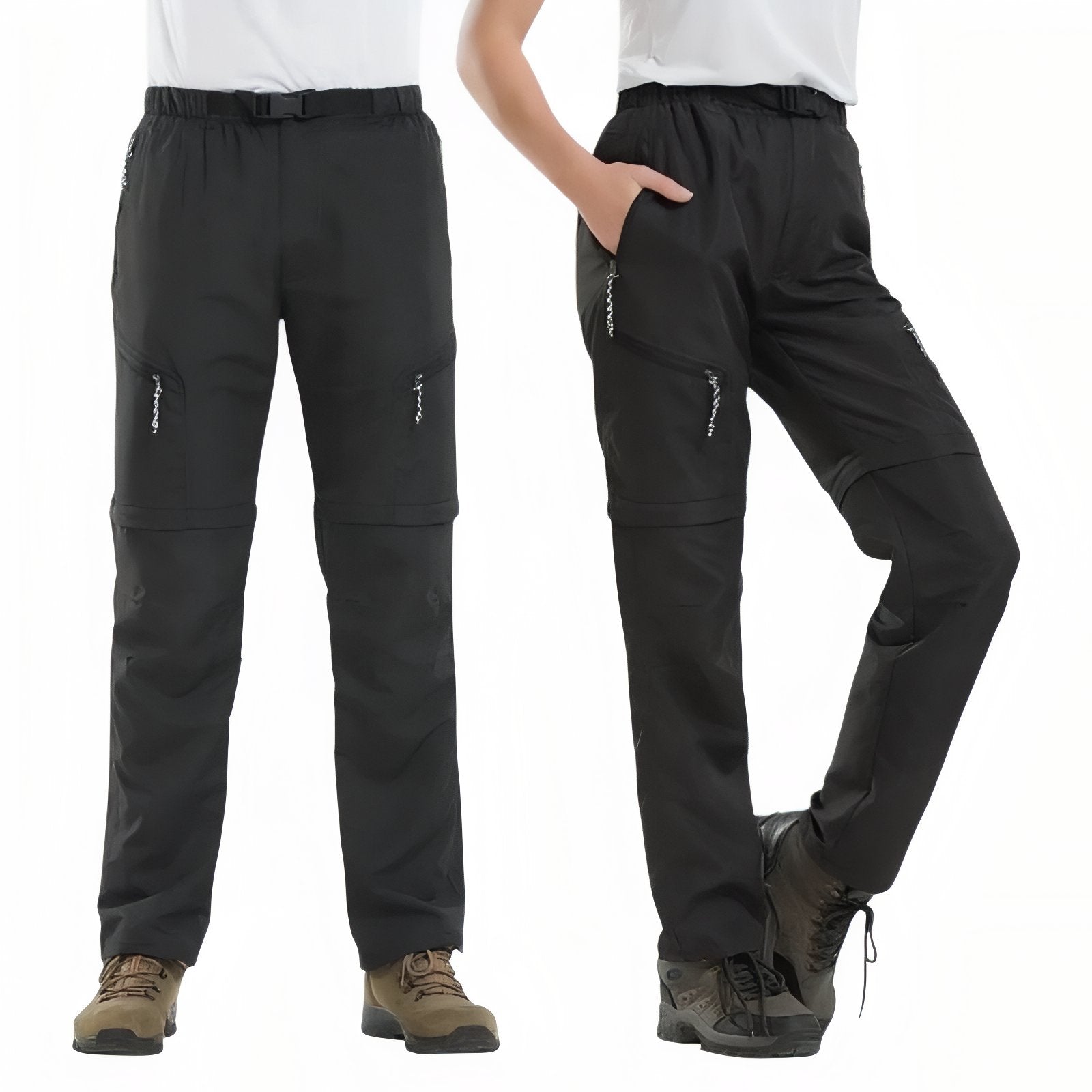 Pantalon Modulable Randonnée - Noir