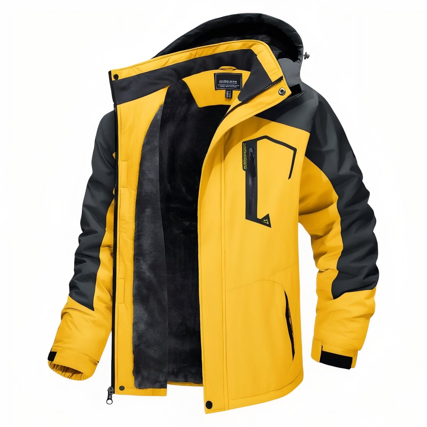 Veste Chaude Randonnée Homme - Jaune