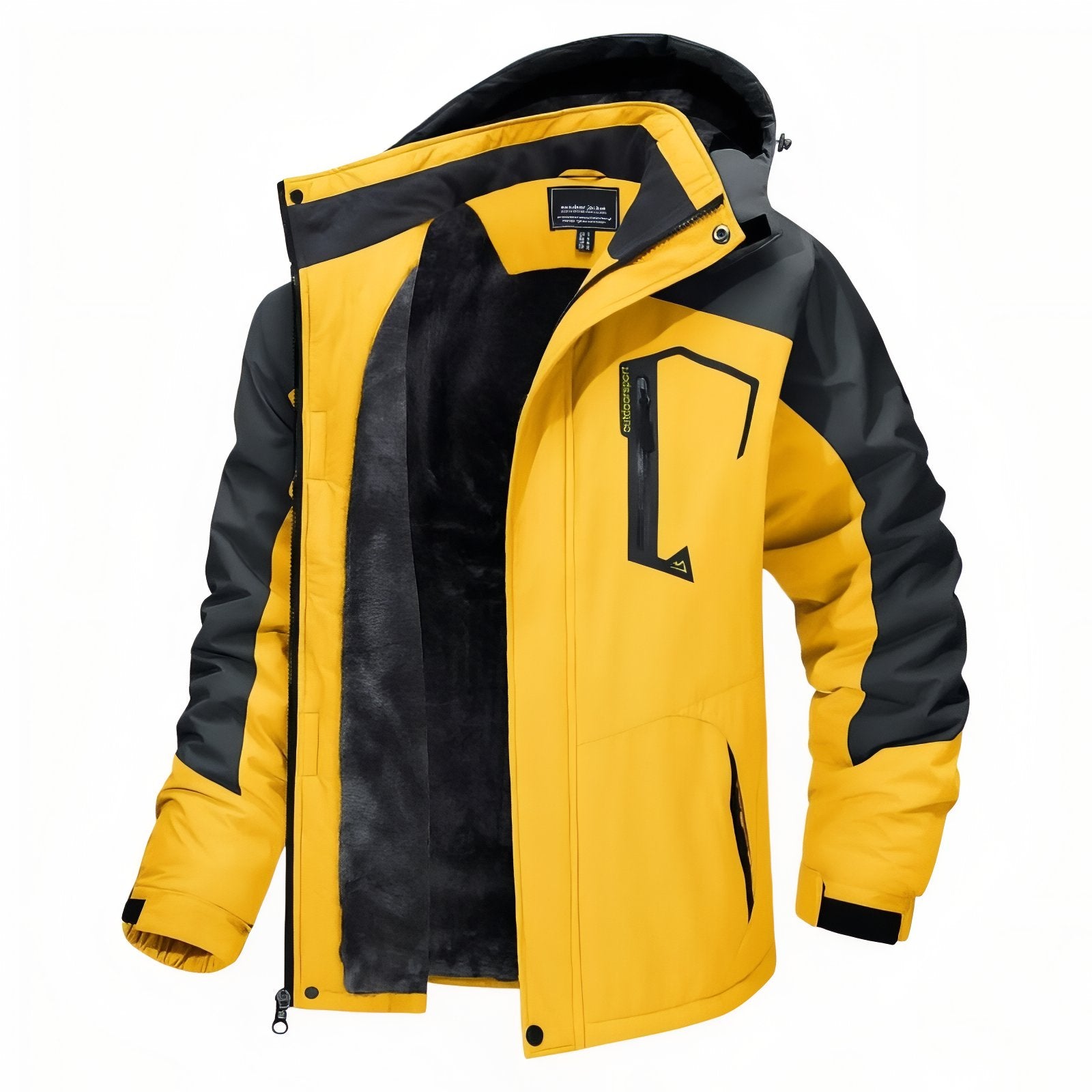 Veste Chaude Randonnée Homme - Jaune