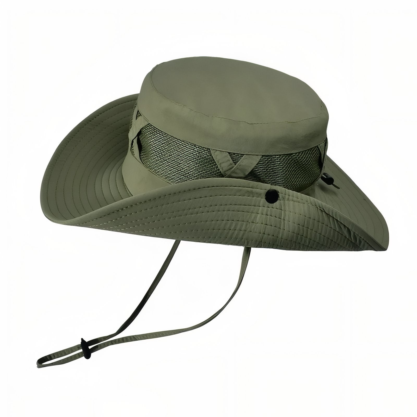 Chapeau de Randonnée Ventilé - Vert Olive - 55-60cm