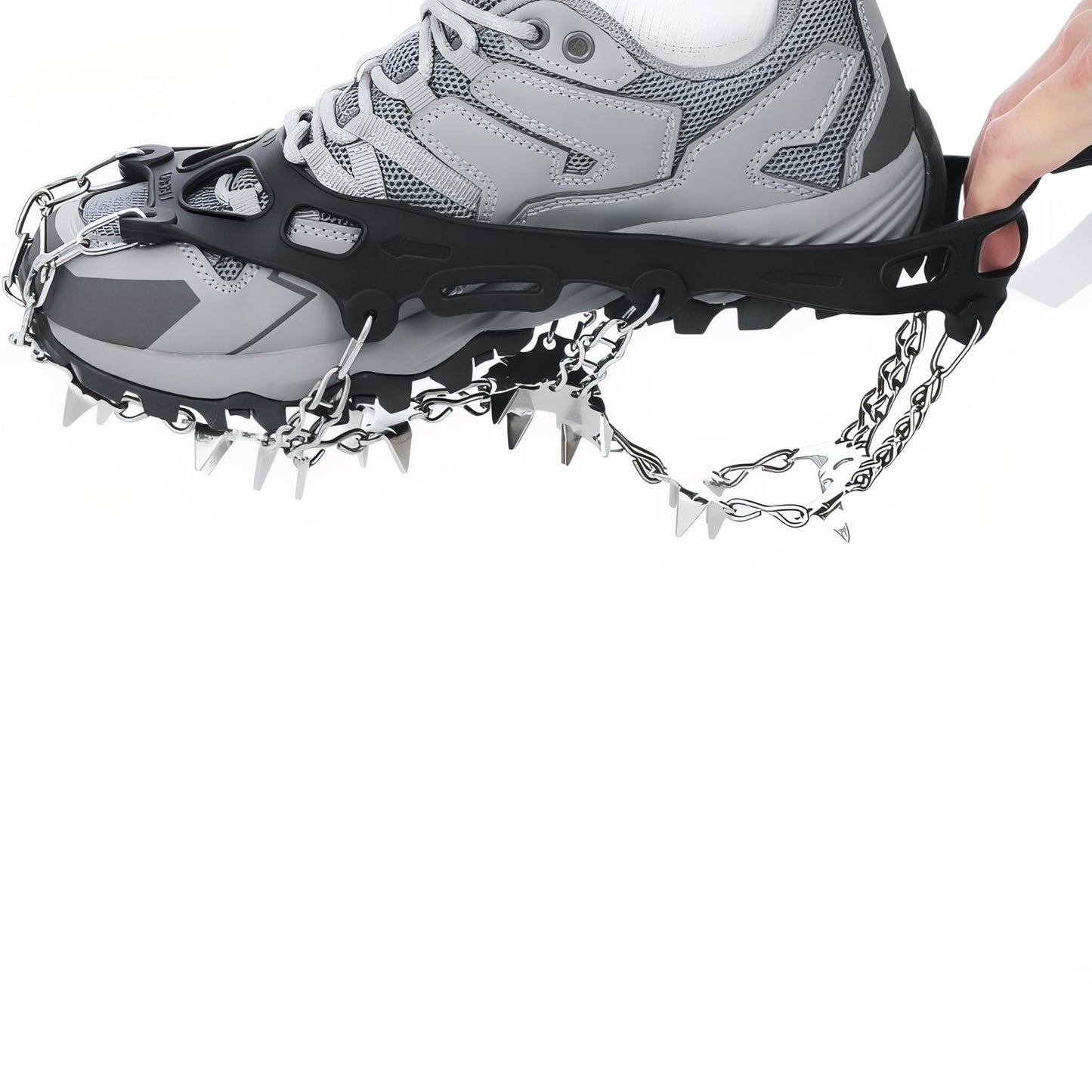 Crampons Glace Randonnée 32 Dents portée à la main - 36-40 - 40-44 - 44-47