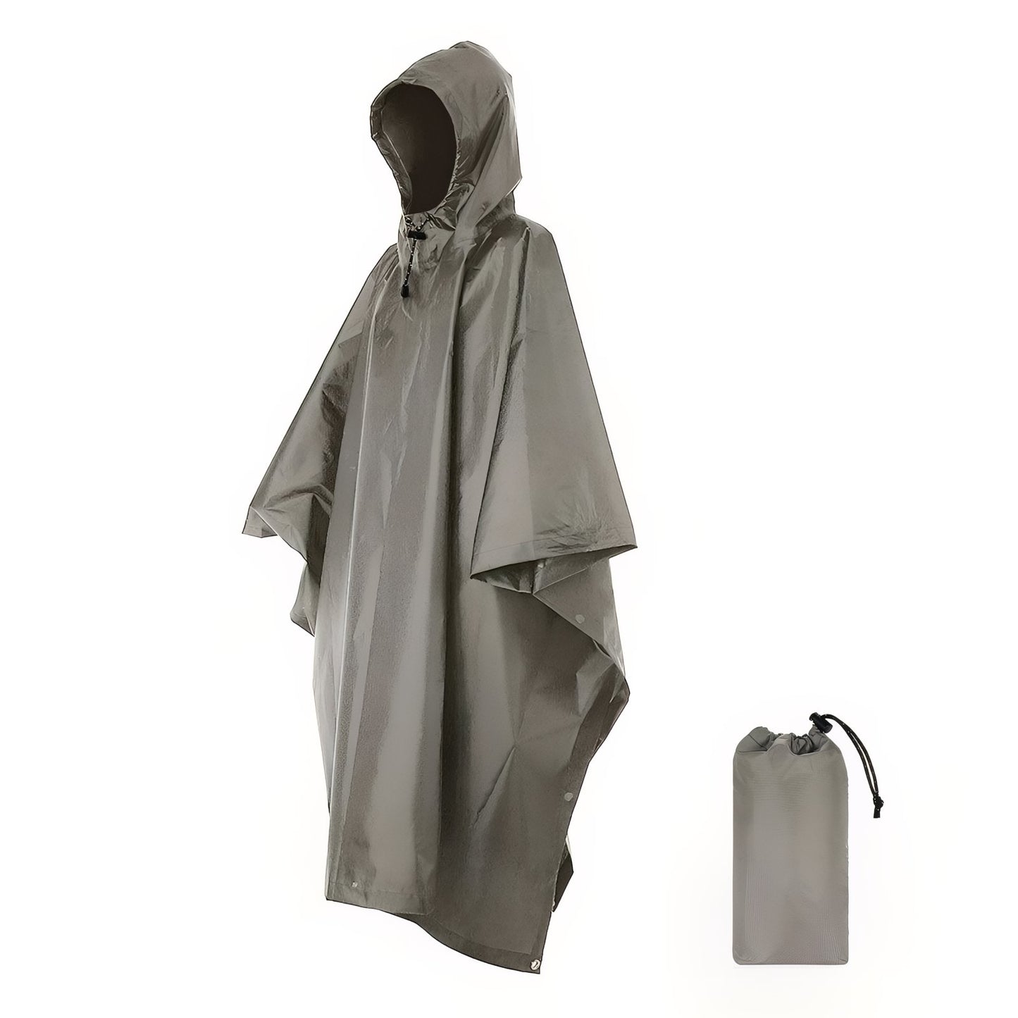 Poncho Imperméable de Randonnée - Gris Foncé - Taille Unique