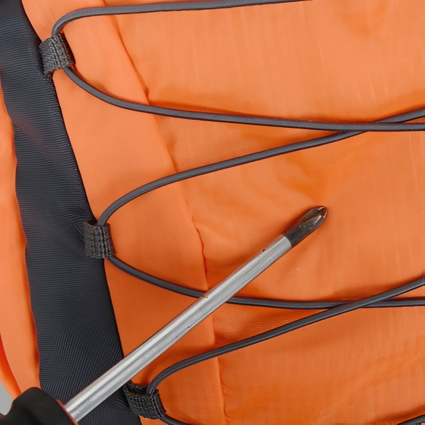 Petit Sac à Dos de Randonnée gros plan sangle élastique - Bleu Nuit - Noir et Gris - Turquoise et Gris - Bleu Ciel - Violet Foncé - Orange et Noir