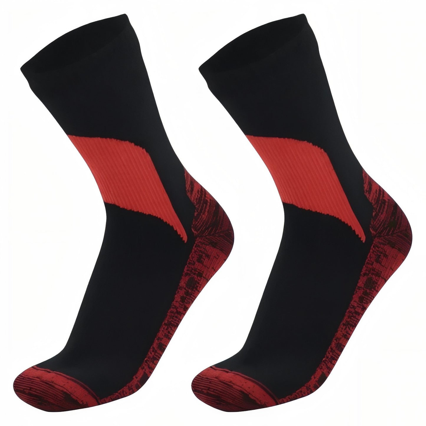 Chaussettes Étanches Randonnée - Rouge Foncé