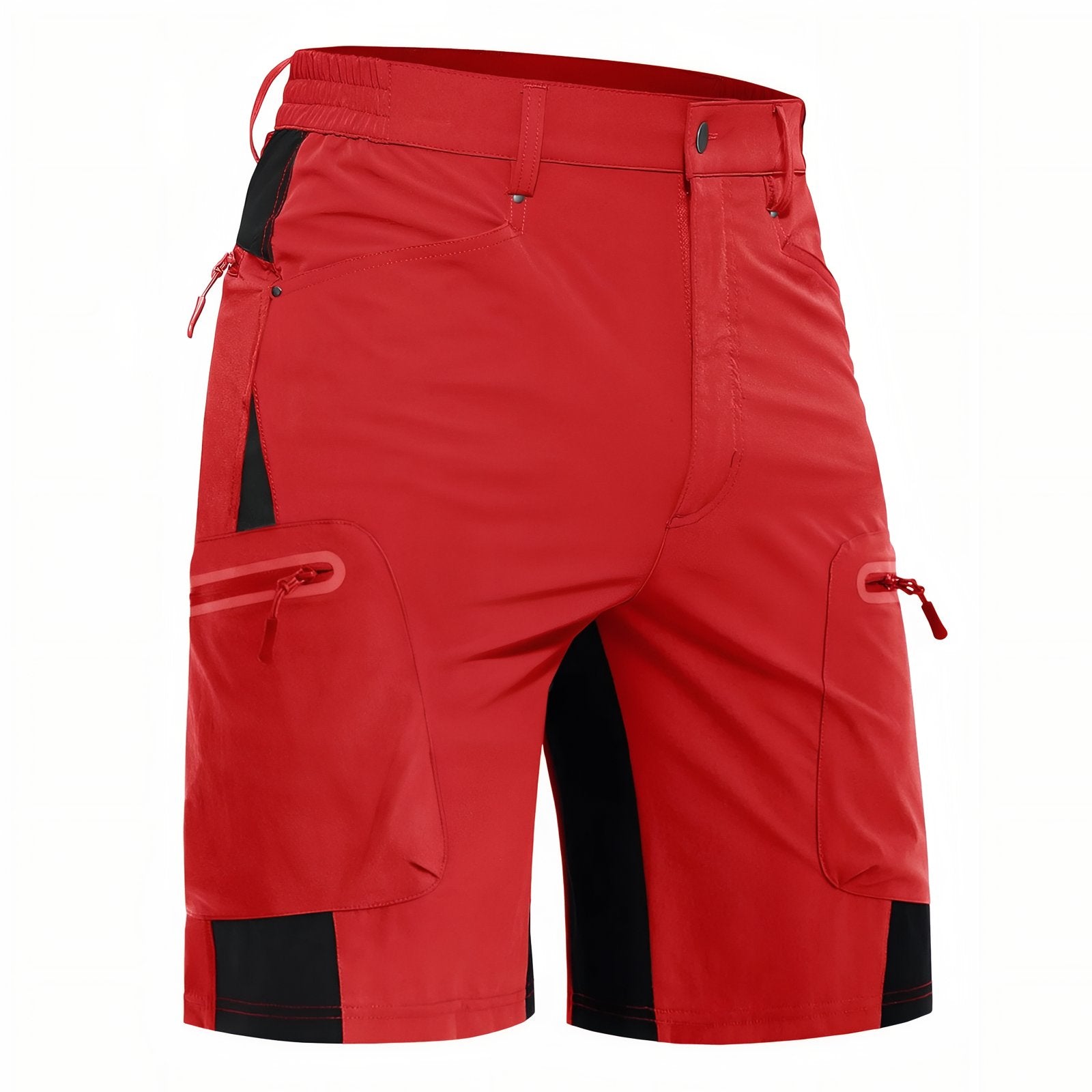 Short de Randonnée Homme Imperméable - Rouge