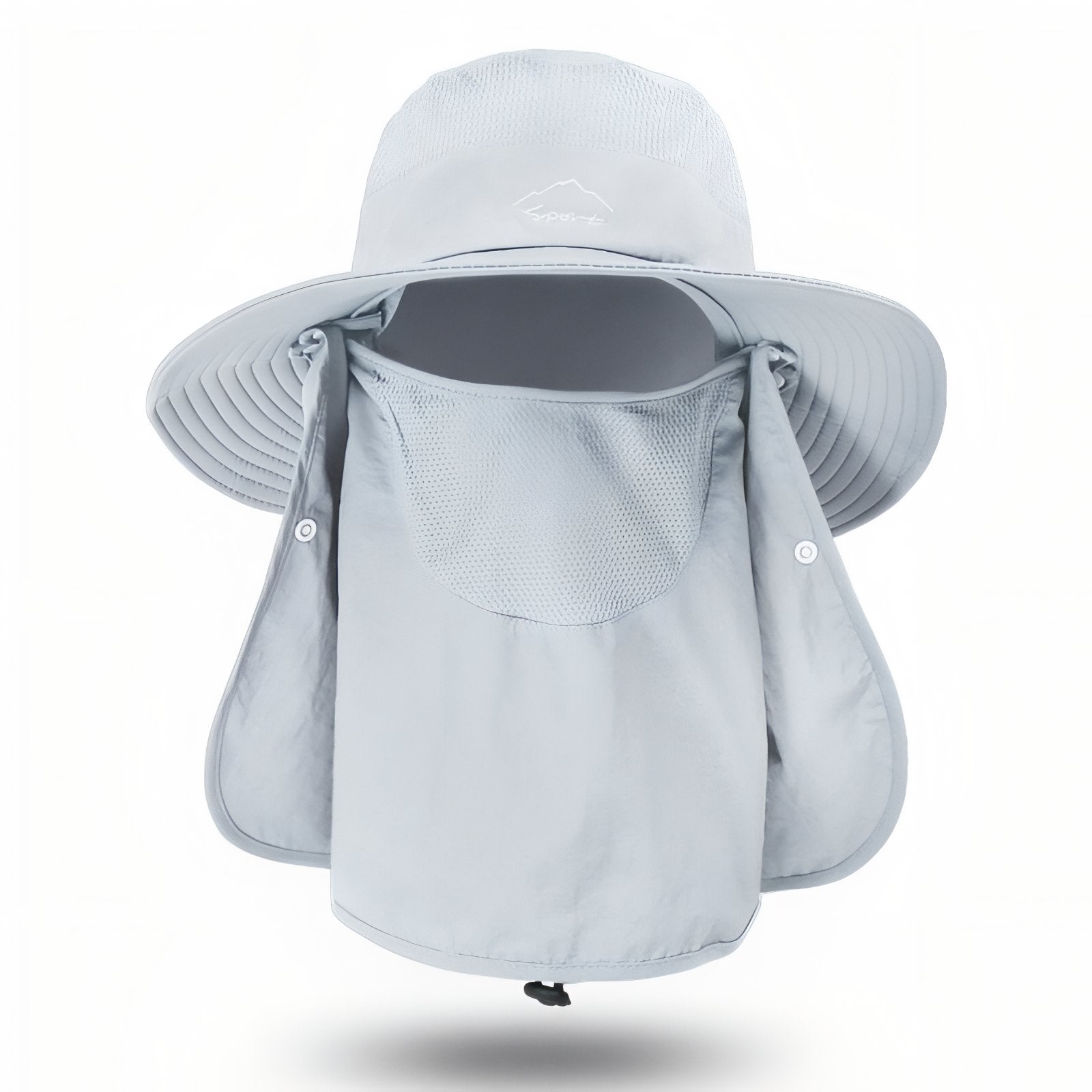 Chapeau Randonnée Anti UV - Gris Clair - 56-62CM