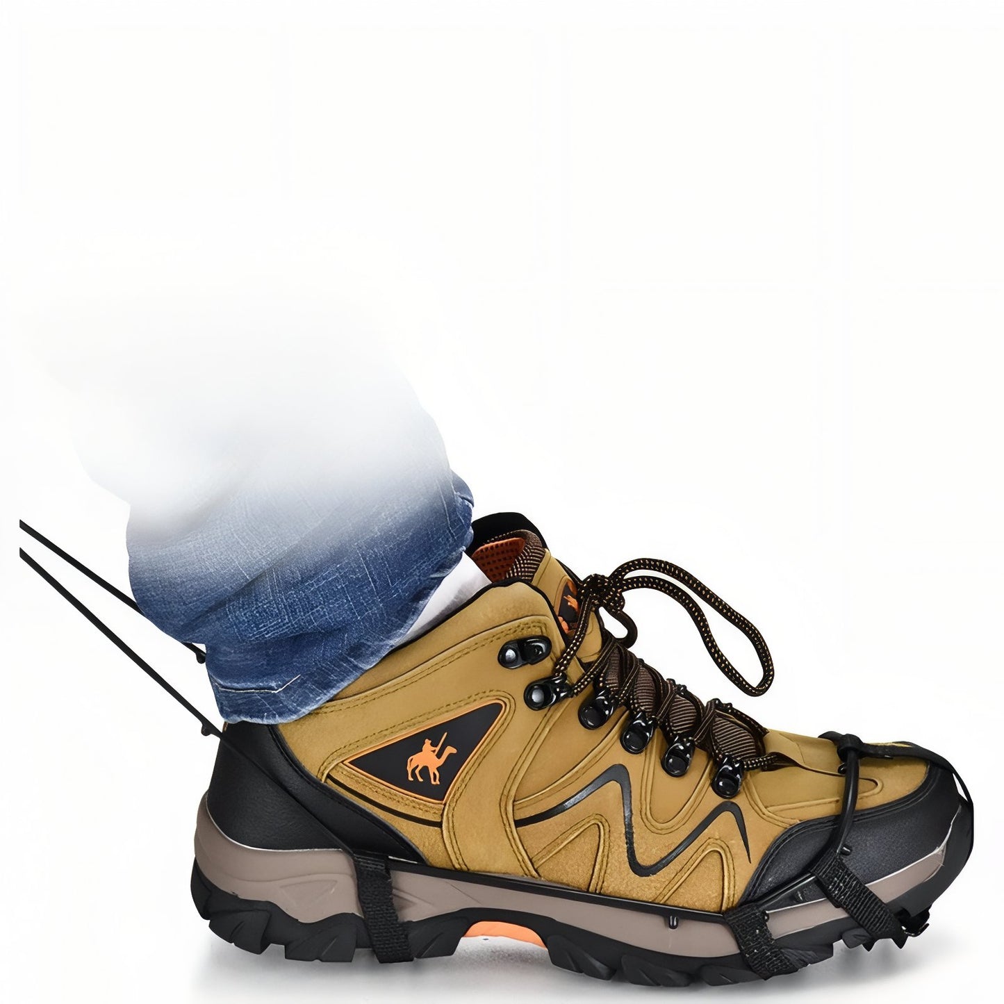 Crampons Antidérapants Randonnée 24 Dents portée à la main - 32-39 - 40-45