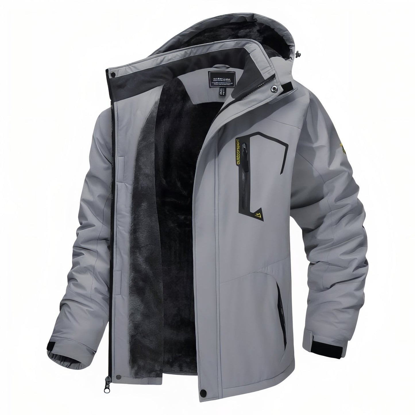 Veste Chaude Randonnée Homme - Gris Clair