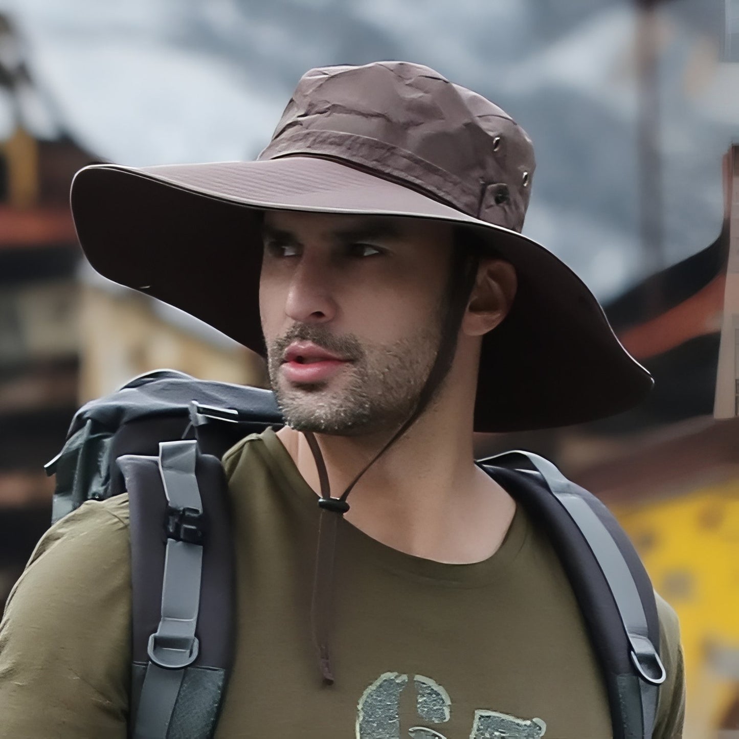 Chapeau D'Aventurier Randonnée - Marron - 58-60 cm